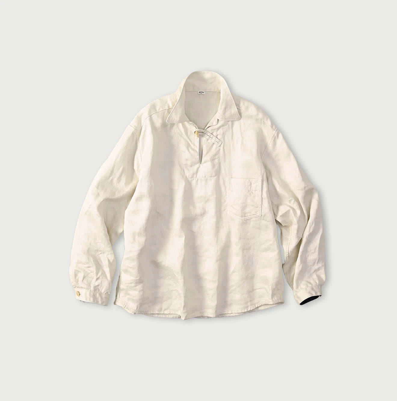45R(フォーティファイブアール) |リネンサテンの908ダッファーシャツ