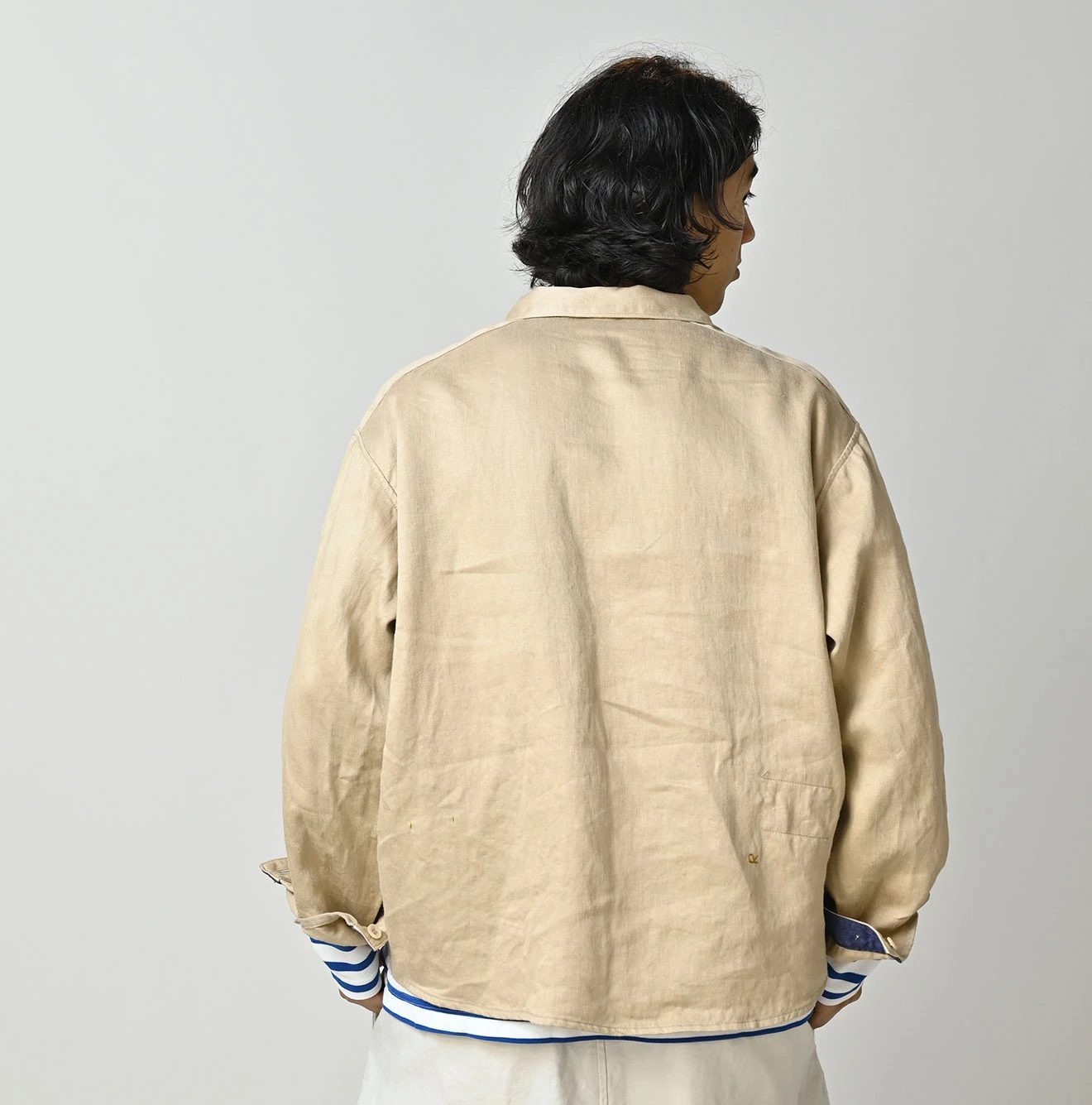 45R(フォーティファイブアール) |リネンサテンの908ダッファーシャツ