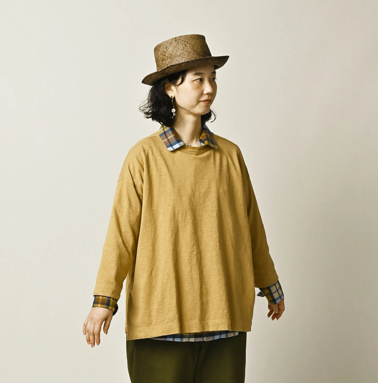 45R(フォーティファイブアール) |天竺の908ビッグスリット比古Tシャツ