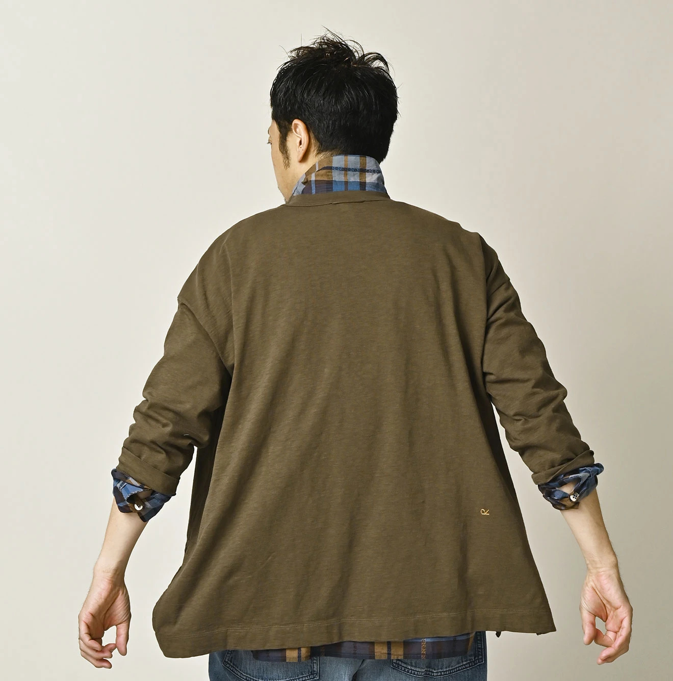 45R(フォーティファイブアール) |天竺の908ビッグスリット比古Tシャツ