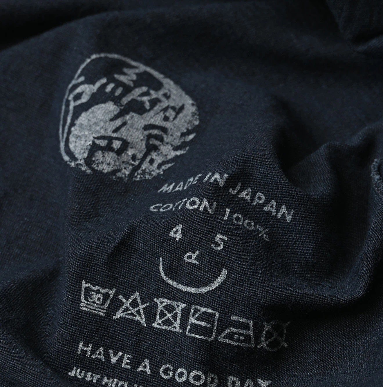 45R(フォーティファイブアール) |天竺の908ビッグスリット比古Tシャツ（インディゴ）