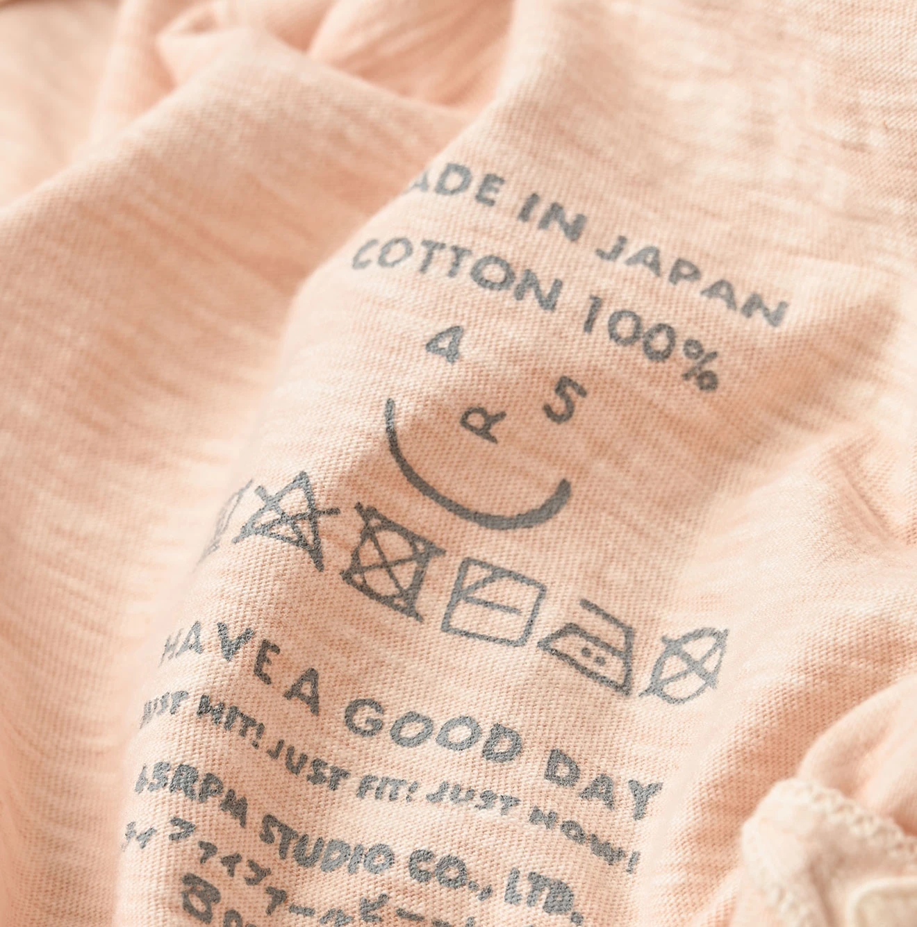 45R(フォーティファイブアール) |天竺の908ビッグスリット比古Tシャツ（45草）