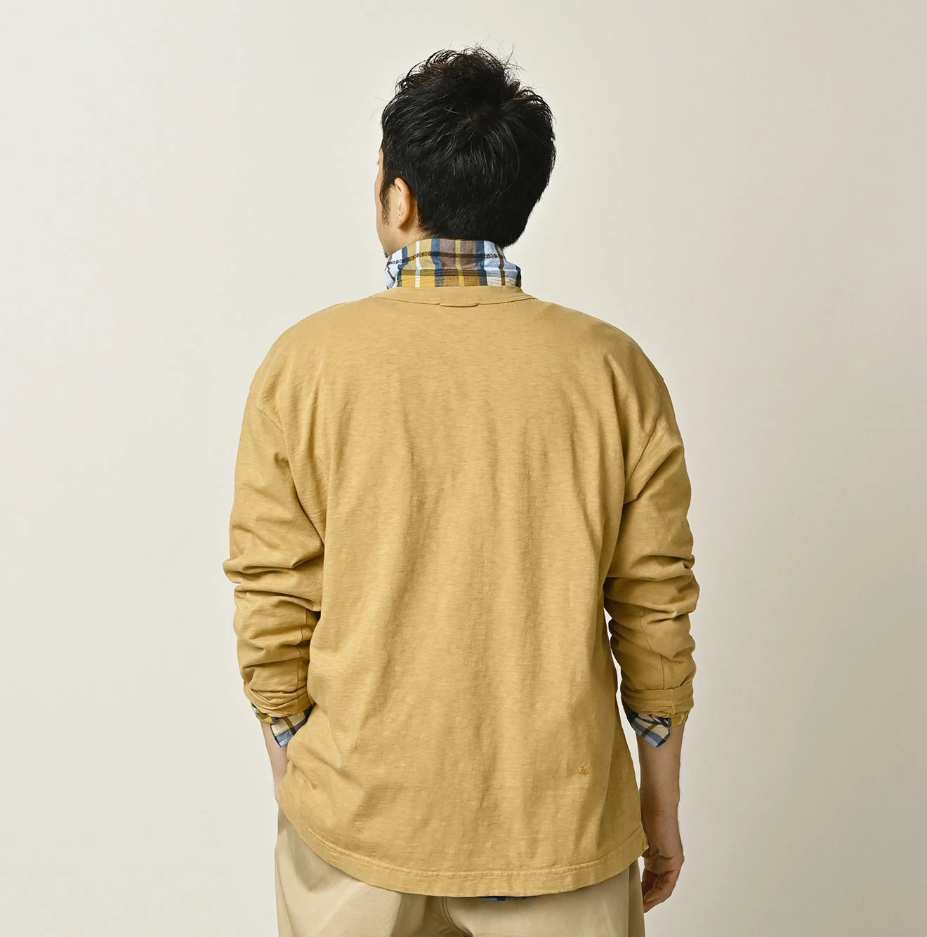 45R(フォーティファイブアール) |ドンキーカレッジプリントの908長袖Tシャツ