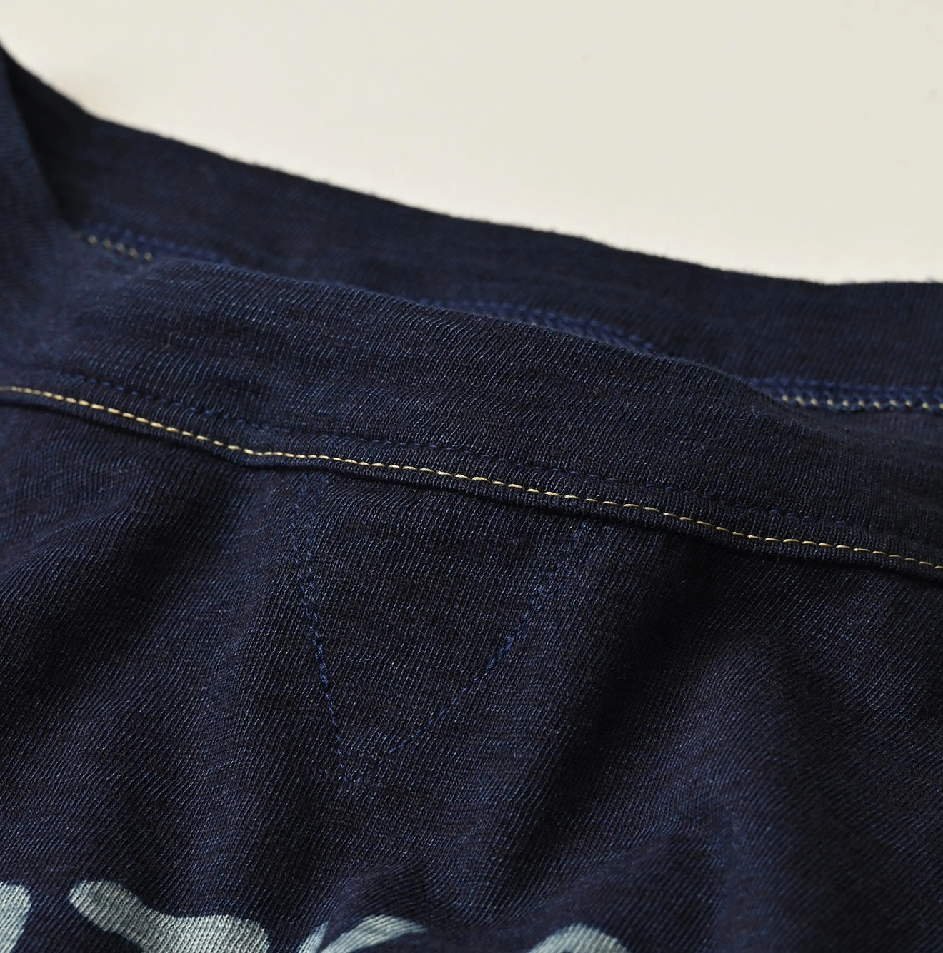 45R(フォーティファイブアール) |ドンキーカレッジプリントの908長袖Tシャツ（インディゴ）