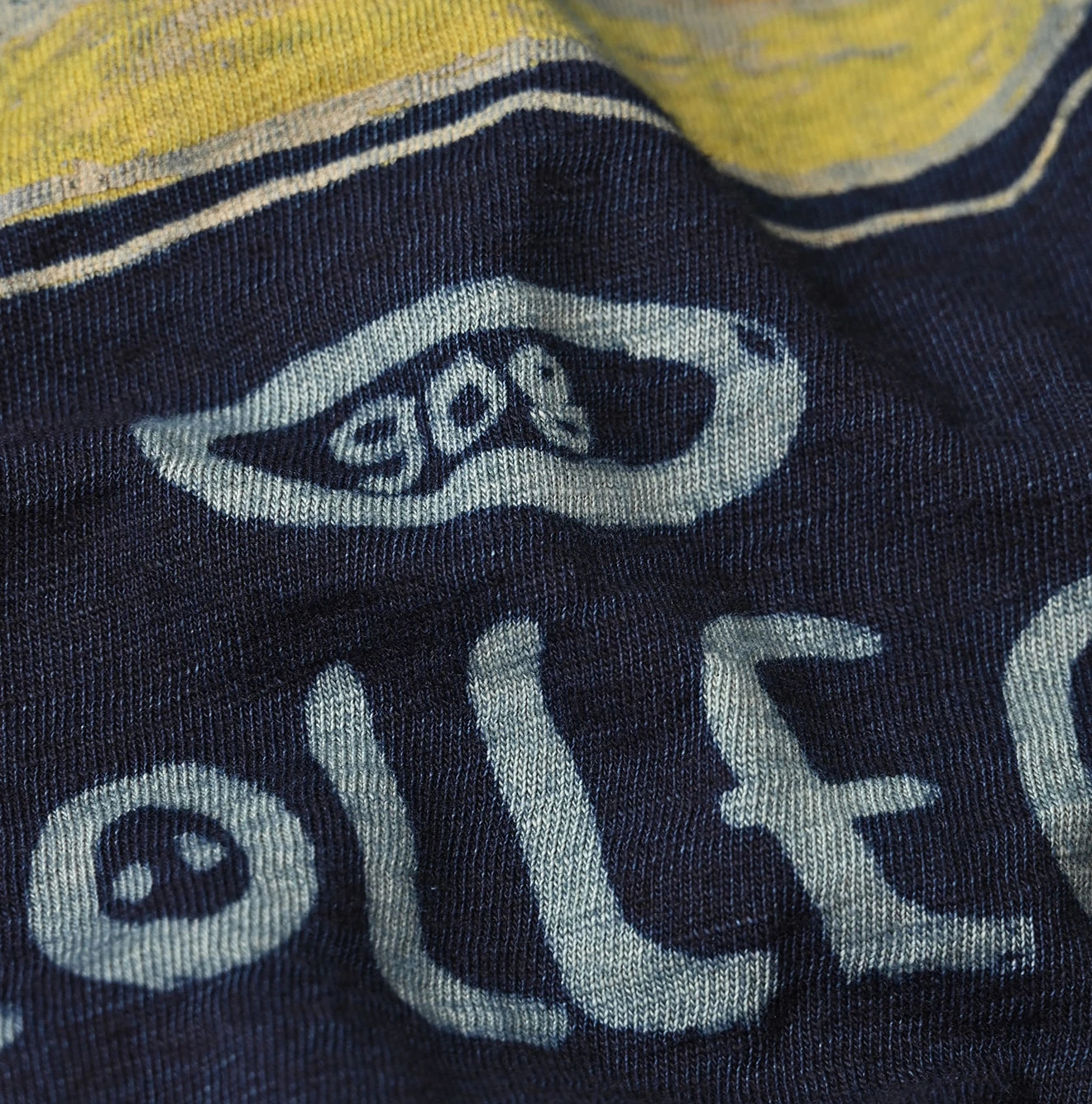 45R(フォーティファイブアール) |ドンキーカレッジプリントの908長袖Tシャツ（インディゴ）