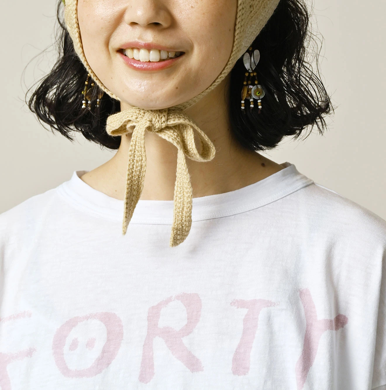 45R(フォーティファイブアール) |ビッグドンキーロゴプリント刺繍の908ビッグスリット比古Tシャツ
