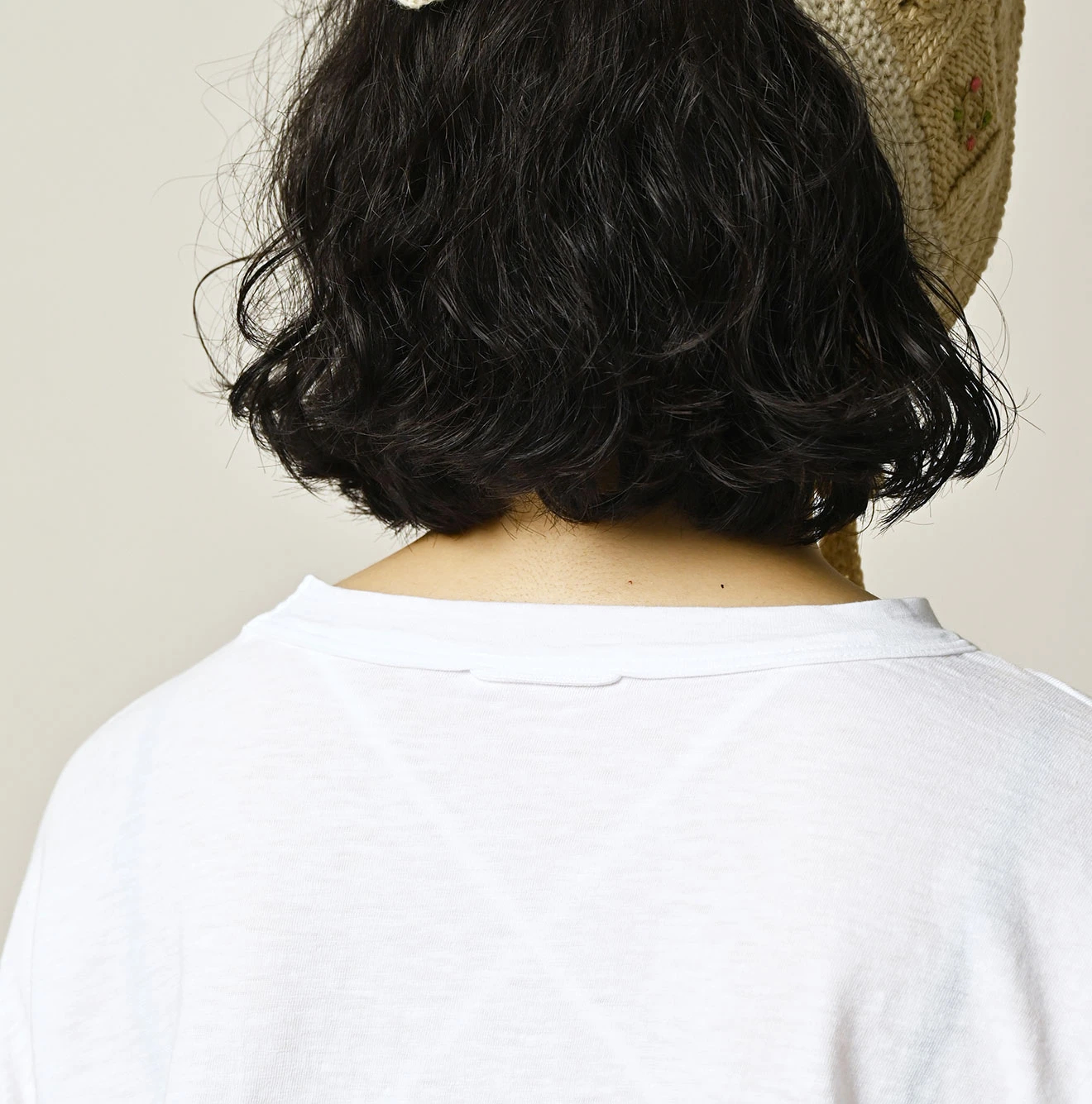 45R(フォーティファイブアール) |ビッグドンキーロゴプリント刺繍の908ビッグスリット比古Tシャツ