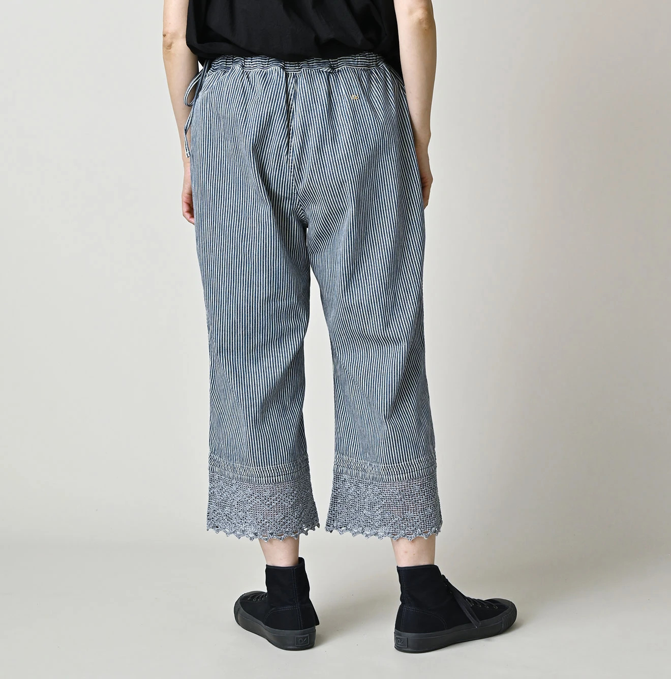 45R（フォーティファイブアール）| 小麦デニムのレース×ペチパンツ
