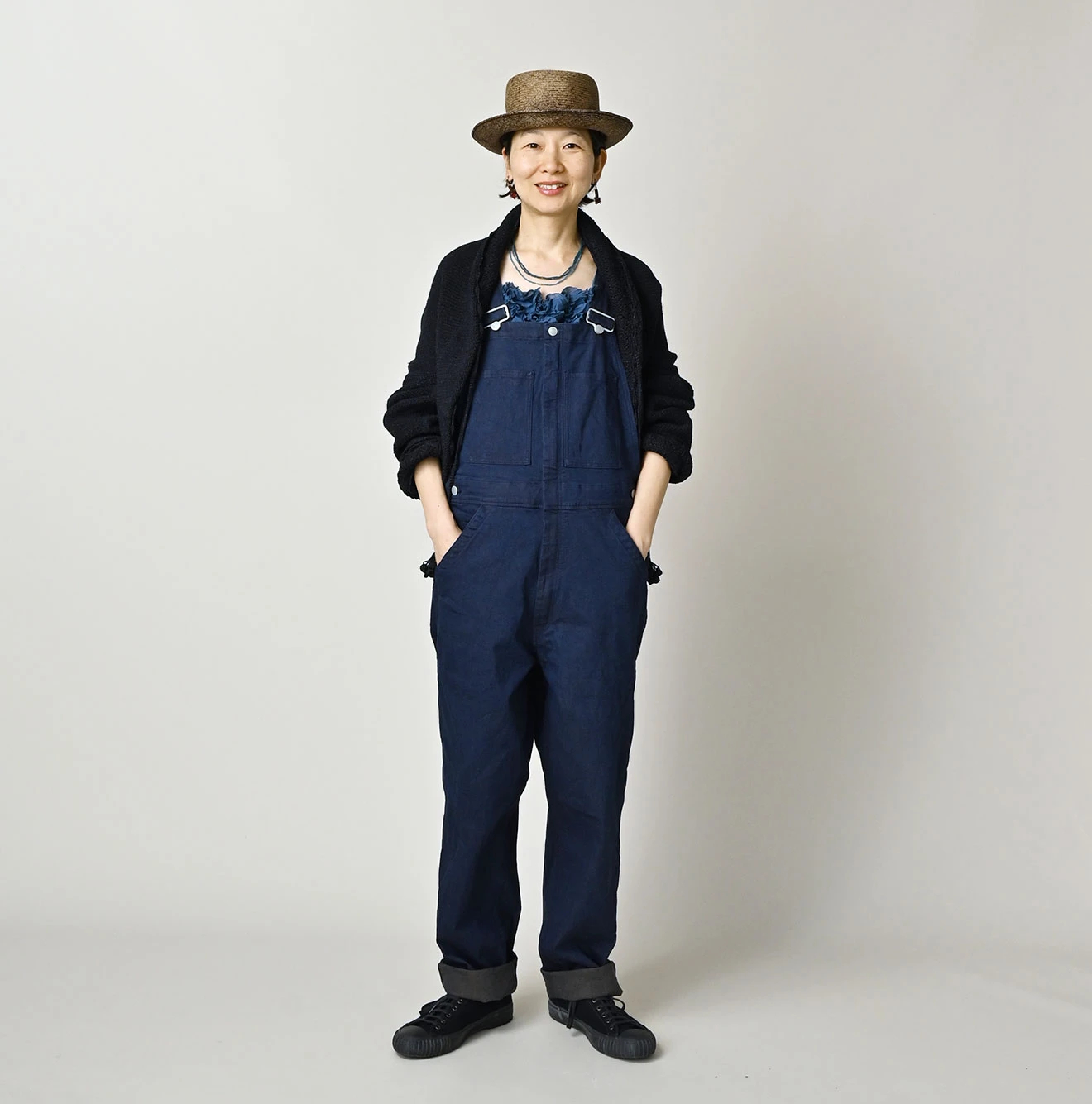 45R(フォーティファイブアール) |インディゴニットのモカシンボレロ