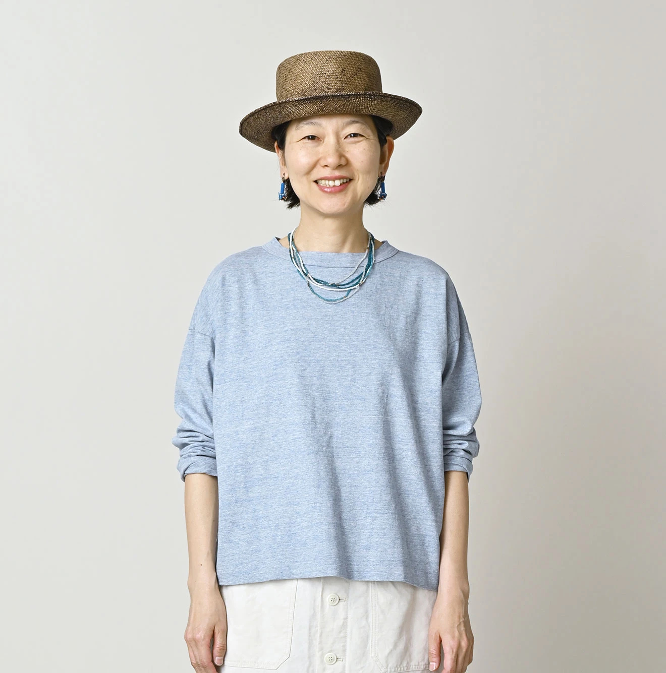 45R（フォーティファイブアール）| 天竺のM比女Tシャツ（トップ） Long