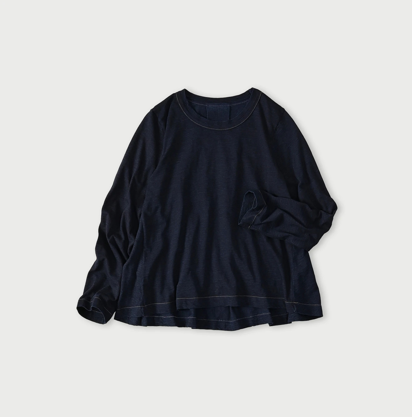 45R（フォーティファイブアール）| 天竺のフレア比女Tシャツ
