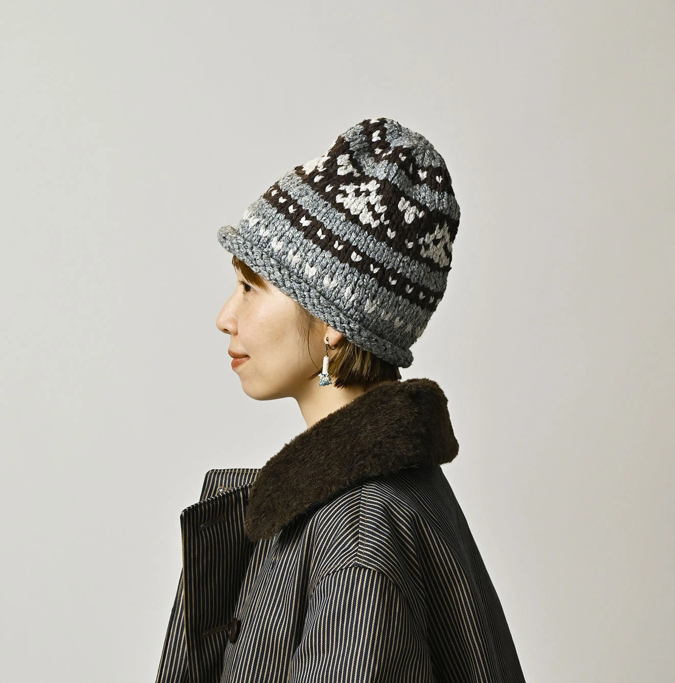45R ニット帽 45R（フォーティファイブアール）| ニットのカウチン帽子 Hat | 公式