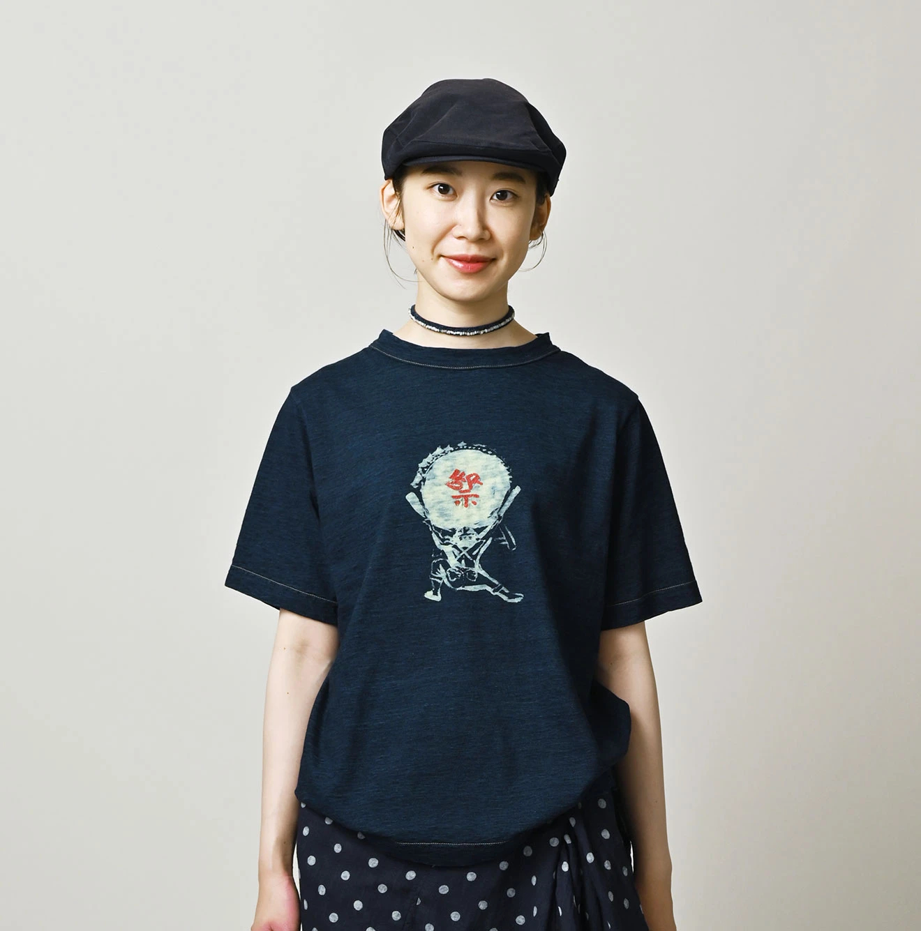 45R(フォーティファイブアール) |Su.zu.mii太鼓野郎の908 45星Tシャツ（インディゴ・再び)