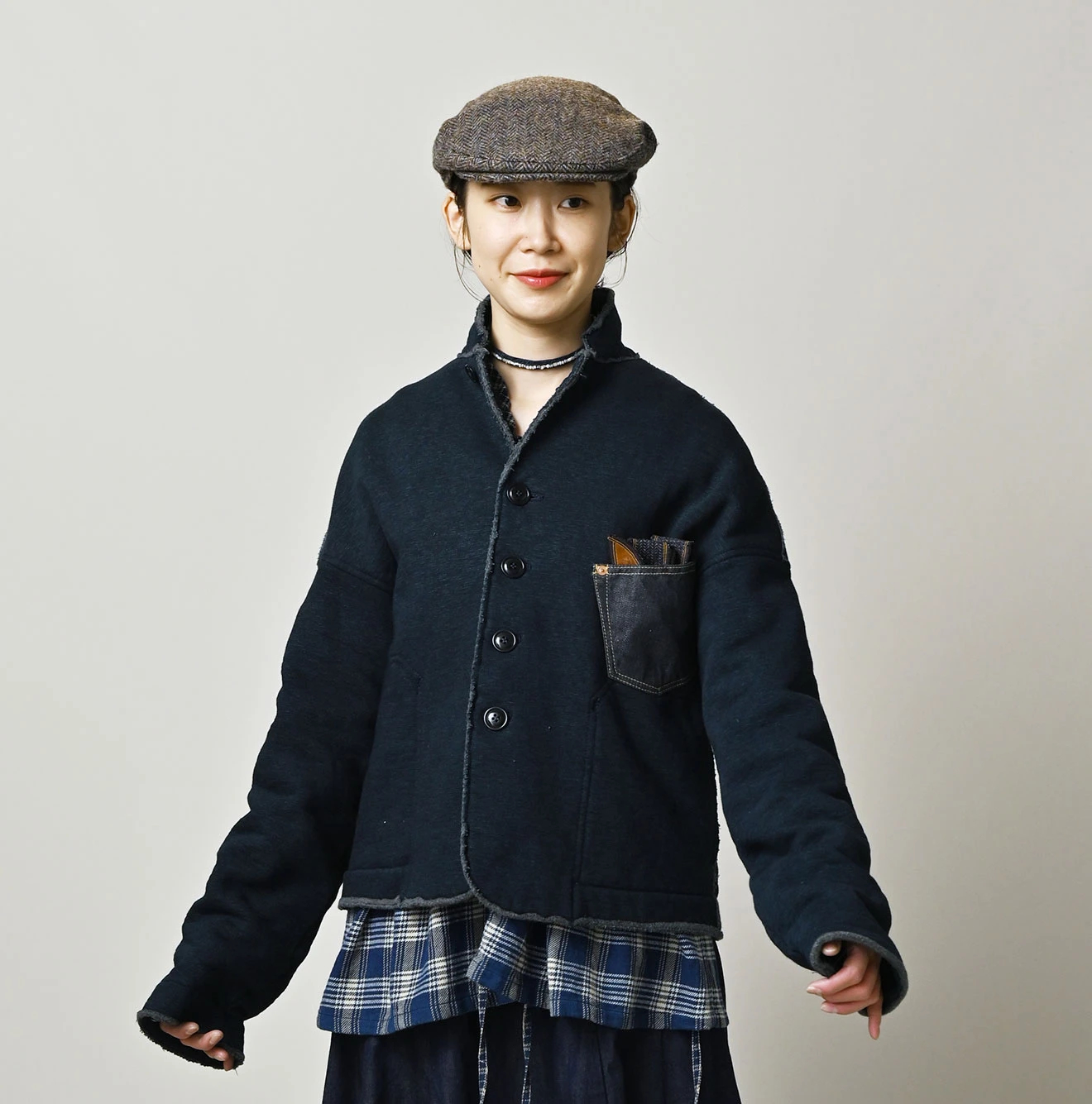 45R(フォーティファイブアール) |北海道本裏毛の908ジャケット（インディゴ）