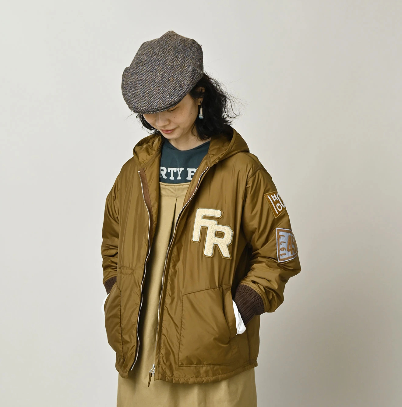 45R(フォーティファイブアール) |ナイロンの908フードブルゾン