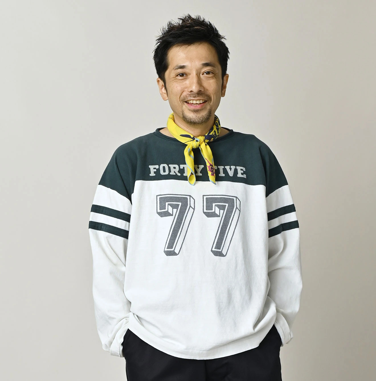 45R(フォーティファイブアール) |天竺の908フットボールTシャツ