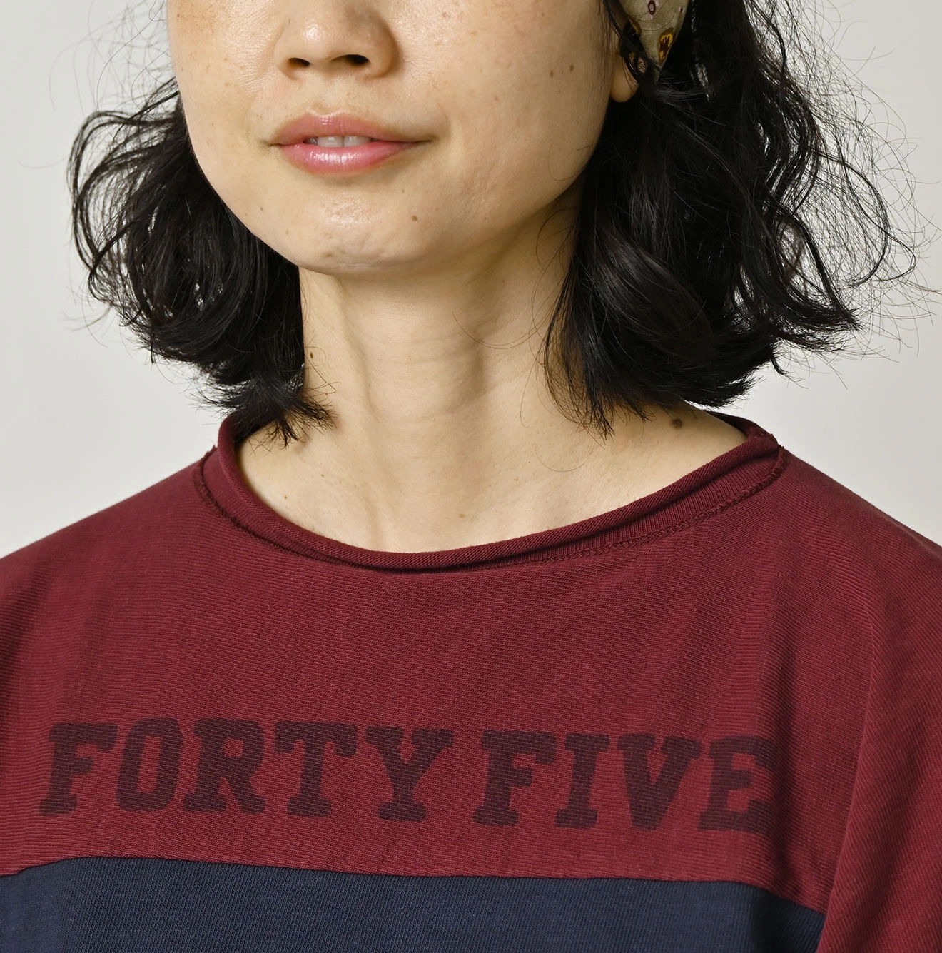 45R(フォーティファイブアール) |天竺の908フットボールTシャツ