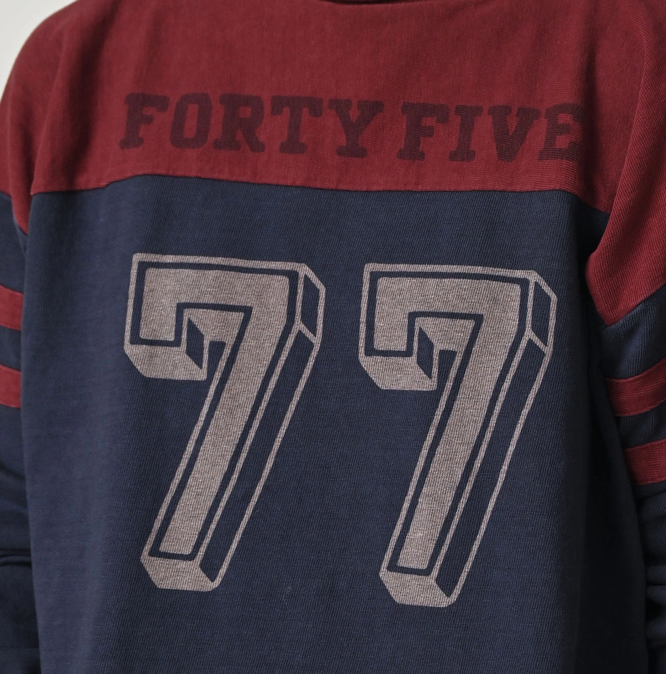 45R(フォーティファイブアール) |天竺の908フットボールTシャツ