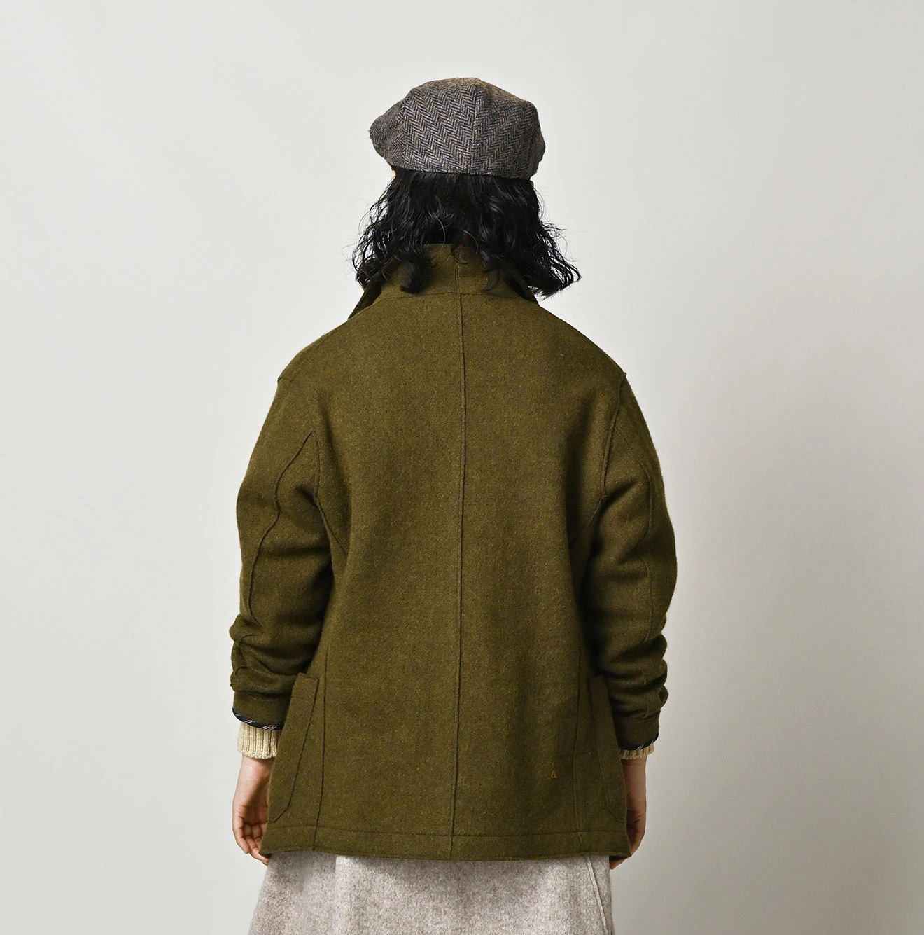 45R(フォーティファイブアール) |ジャージメルトンのニームジャケット