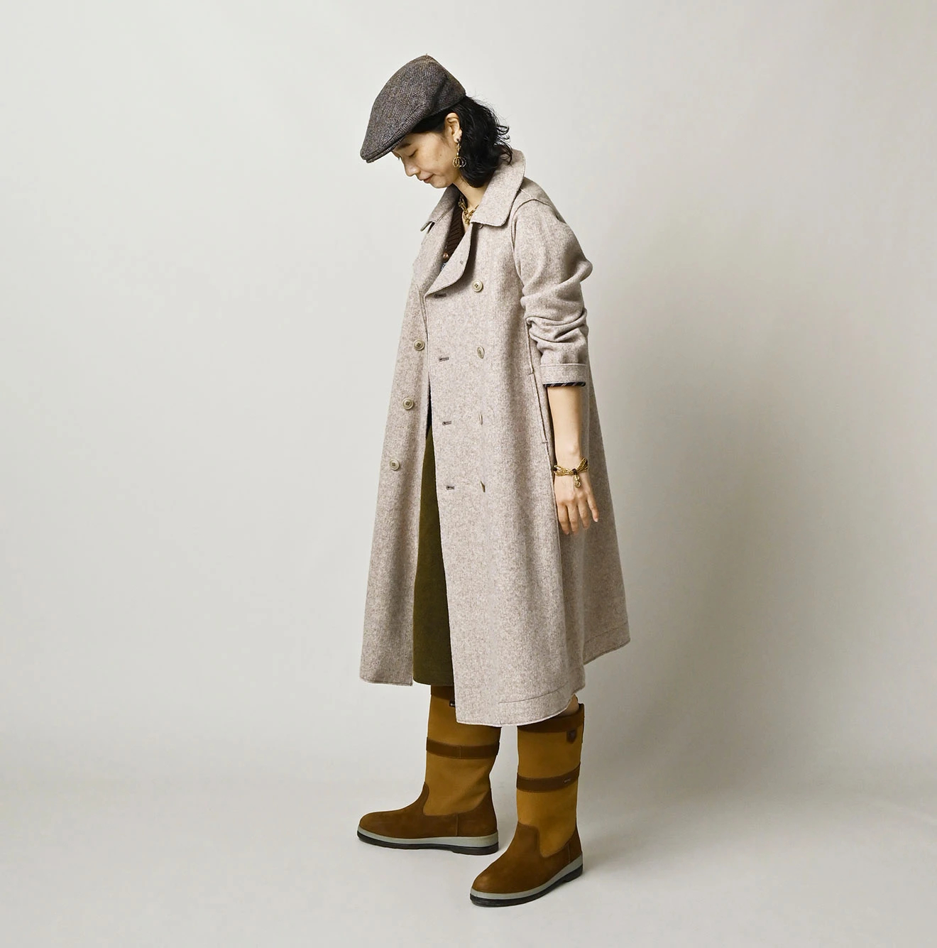 45R（フォーティファイブアール）| ジャージメルトンのコート Coat