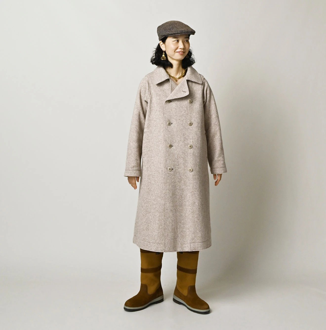 45R（フォーティファイブアール）| ジャージメルトンのコート Coat