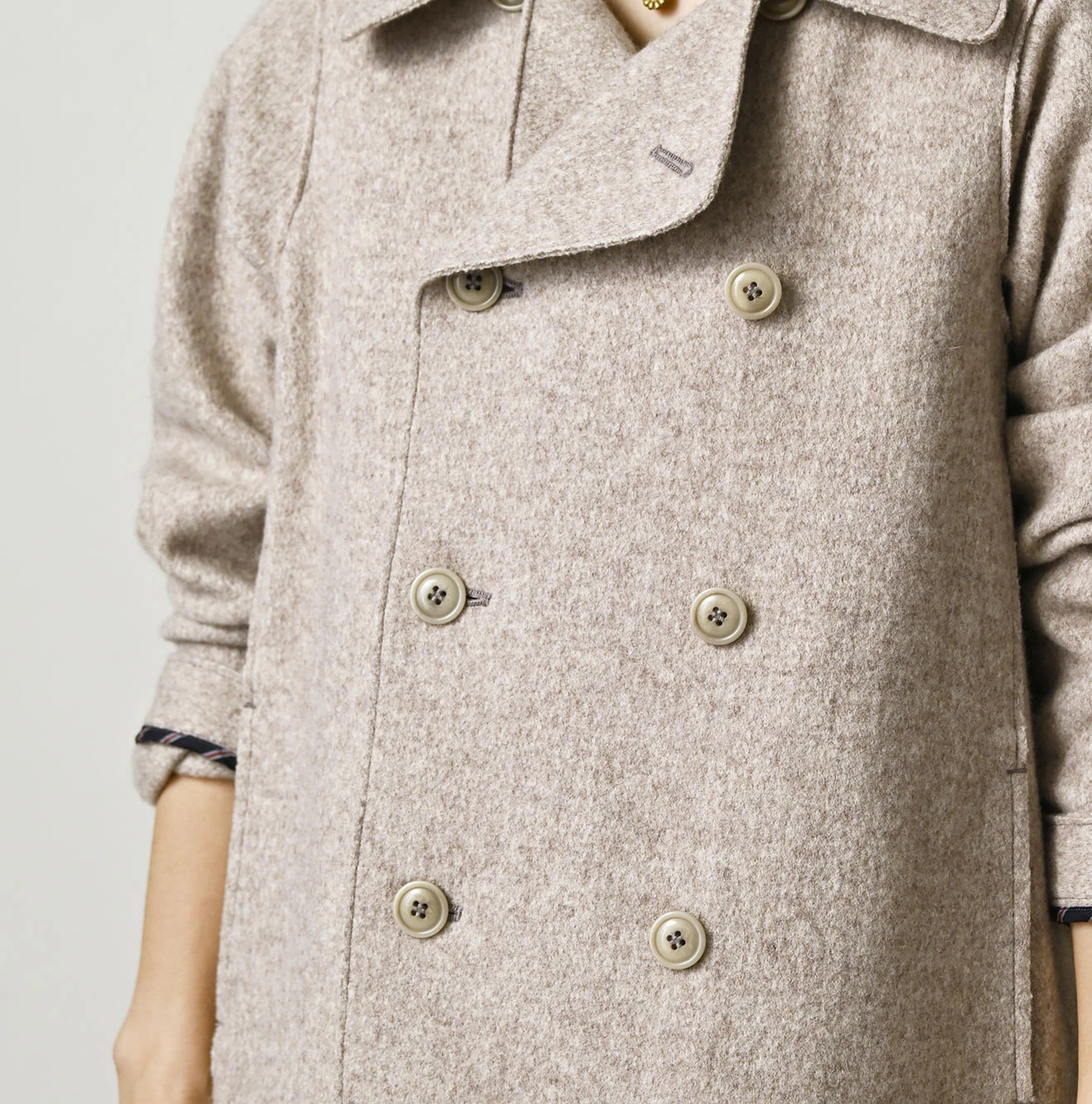 45R（フォーティファイブアール）| ジャージメルトンのコート Coat