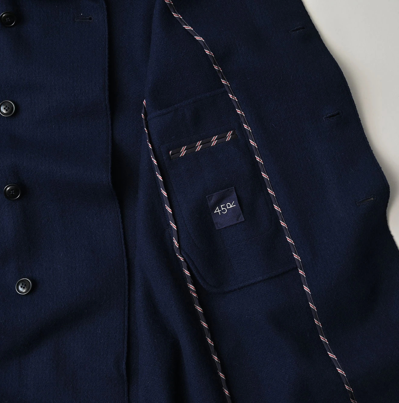 45R（フォーティファイブアール）| ジャージメルトンのコート Coat