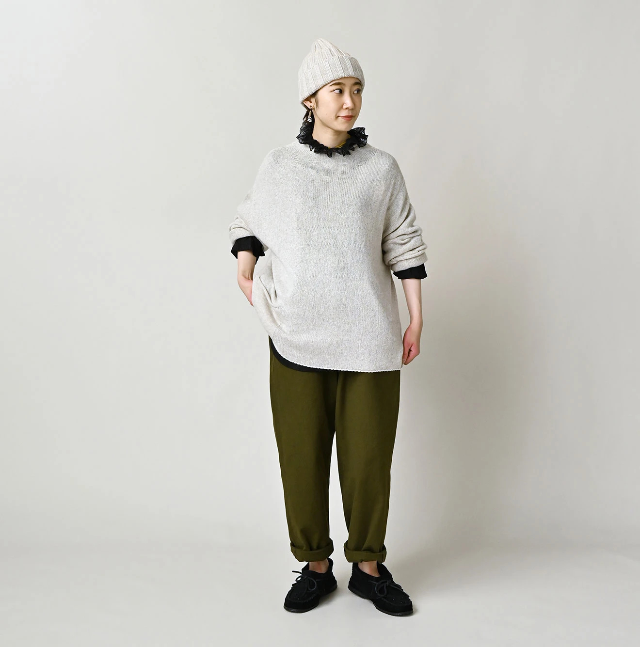 45R(フォーティファイブアール) |カシミヤガーゼの908馬Tシャツ