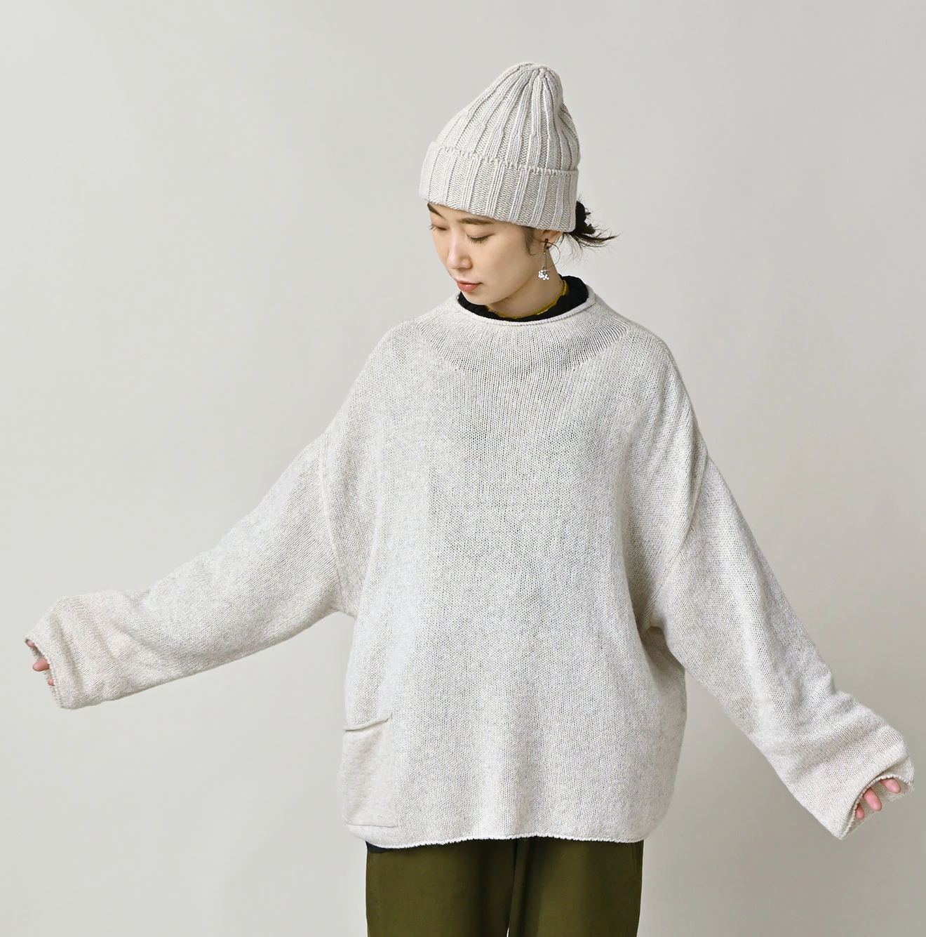 45R(フォーティファイブアール) |カシミヤガーゼの908馬Tシャツ