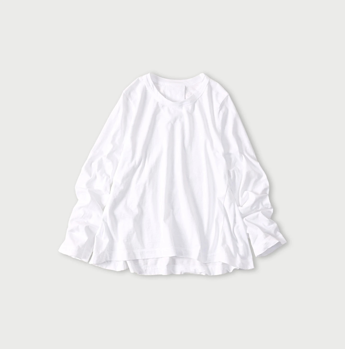 45R(フォーティファイブアール) |天竺のフレア比女Tシャツ