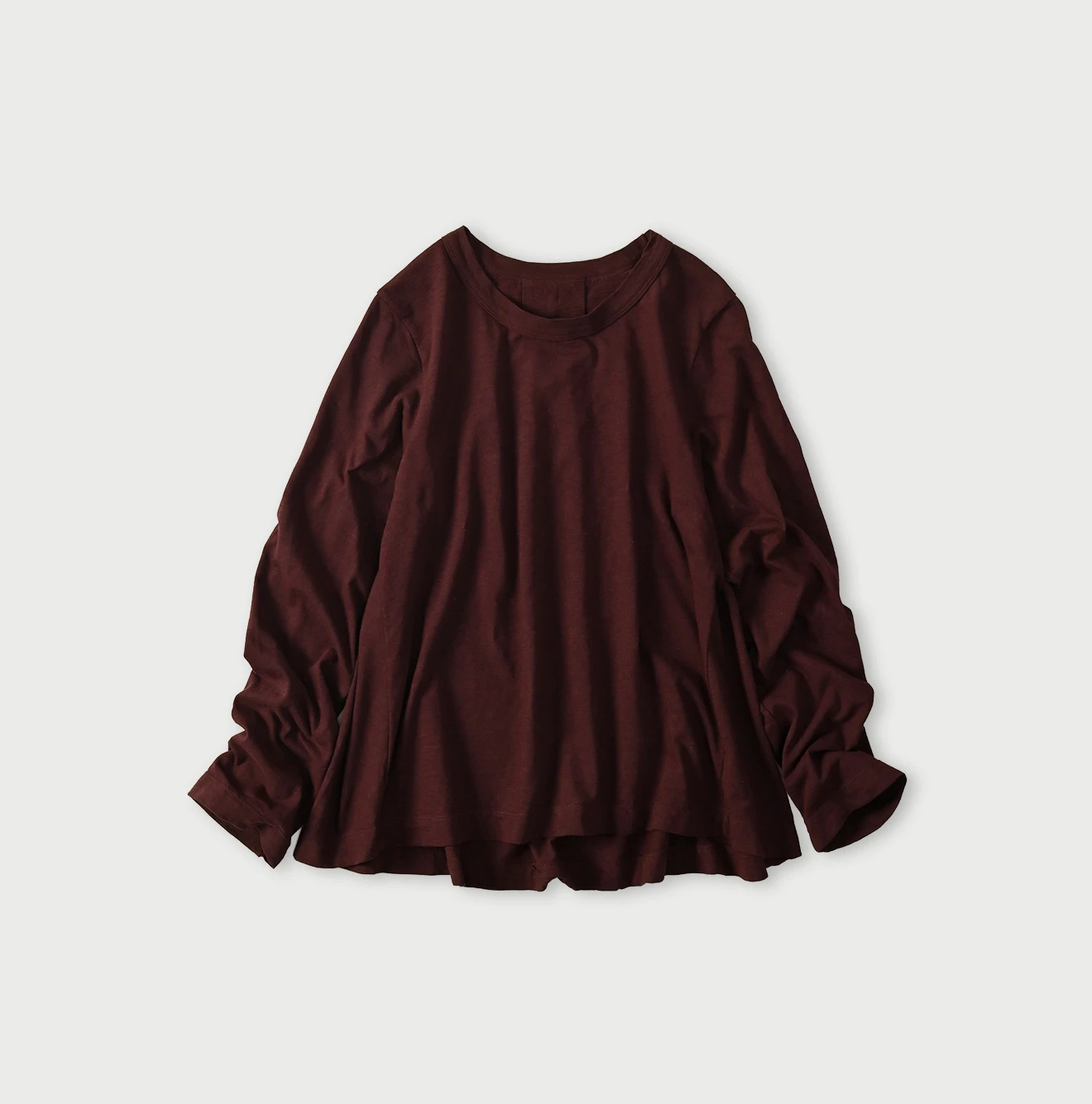 45R(フォーティファイブアール) |天竺のフレア比女Tシャツ