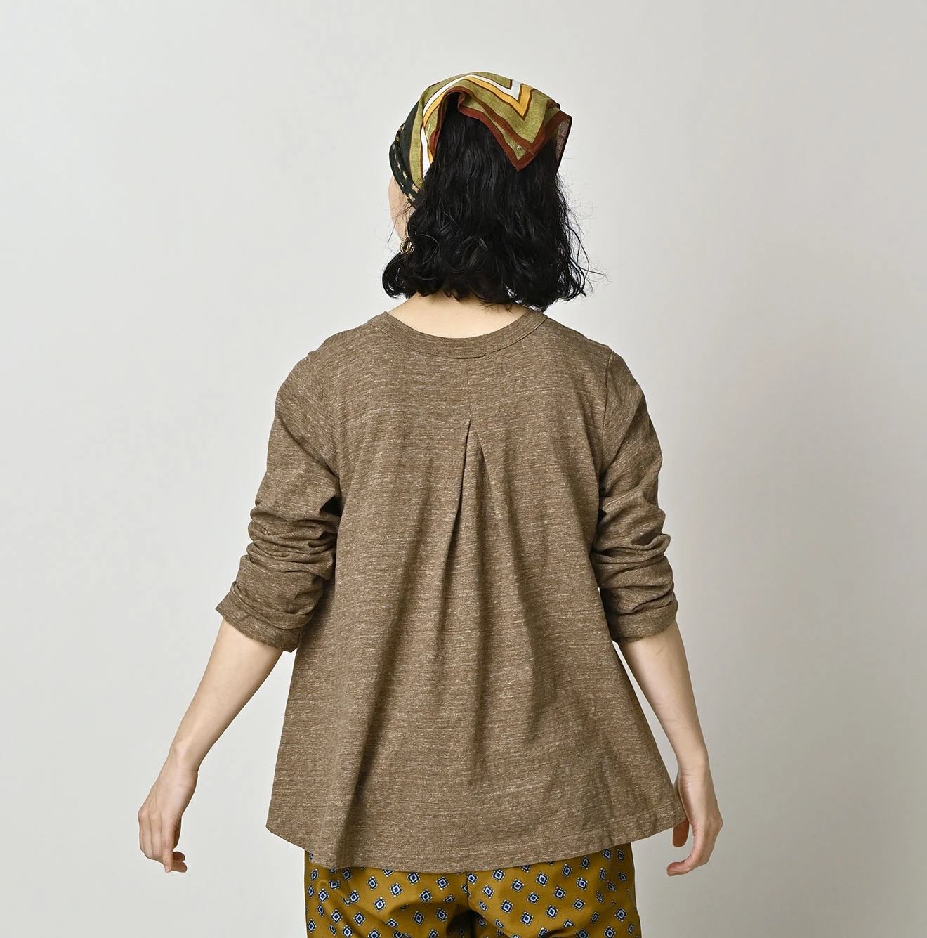 45R(フォーティファイブアール) |天竺のフレア比女Tシャツ（トップ）