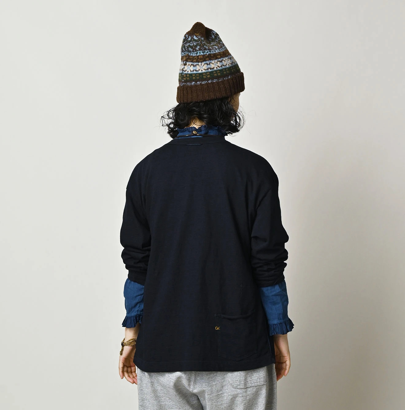 45R(フォーティファイブアール) |天竺の908海比古Tシャツ（インディゴ）