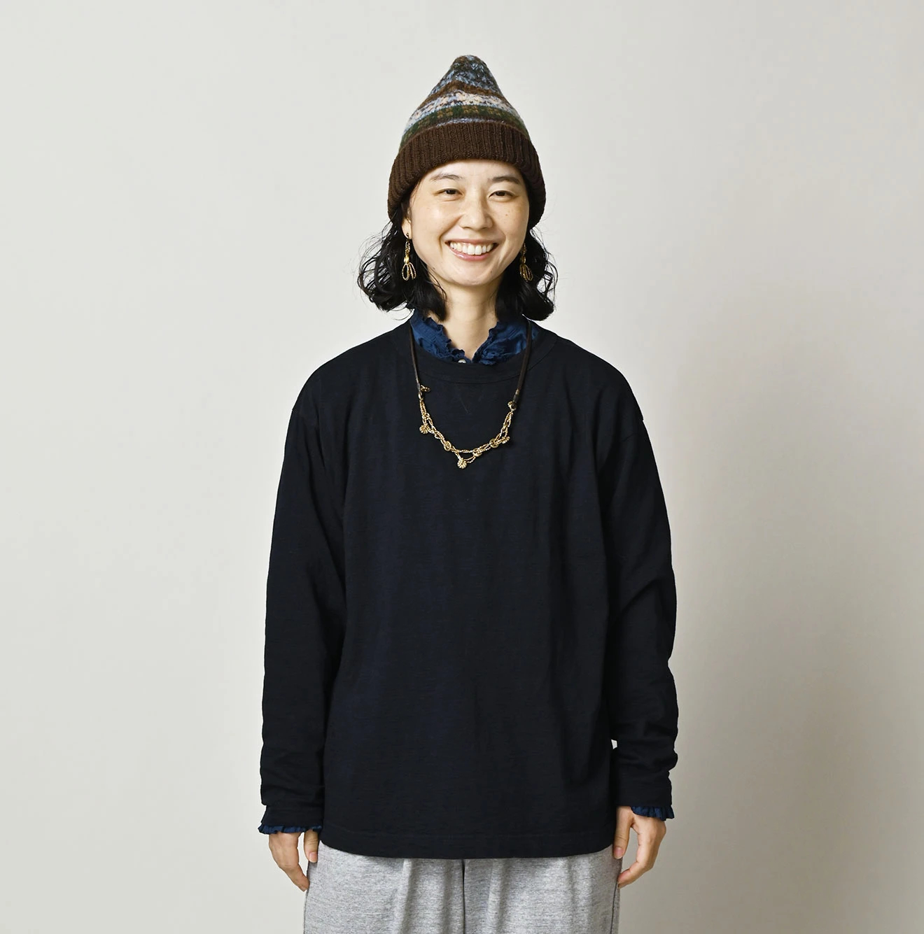 45R(フォーティファイブアール) |天竺の908海比古Tシャツ（インディゴ）