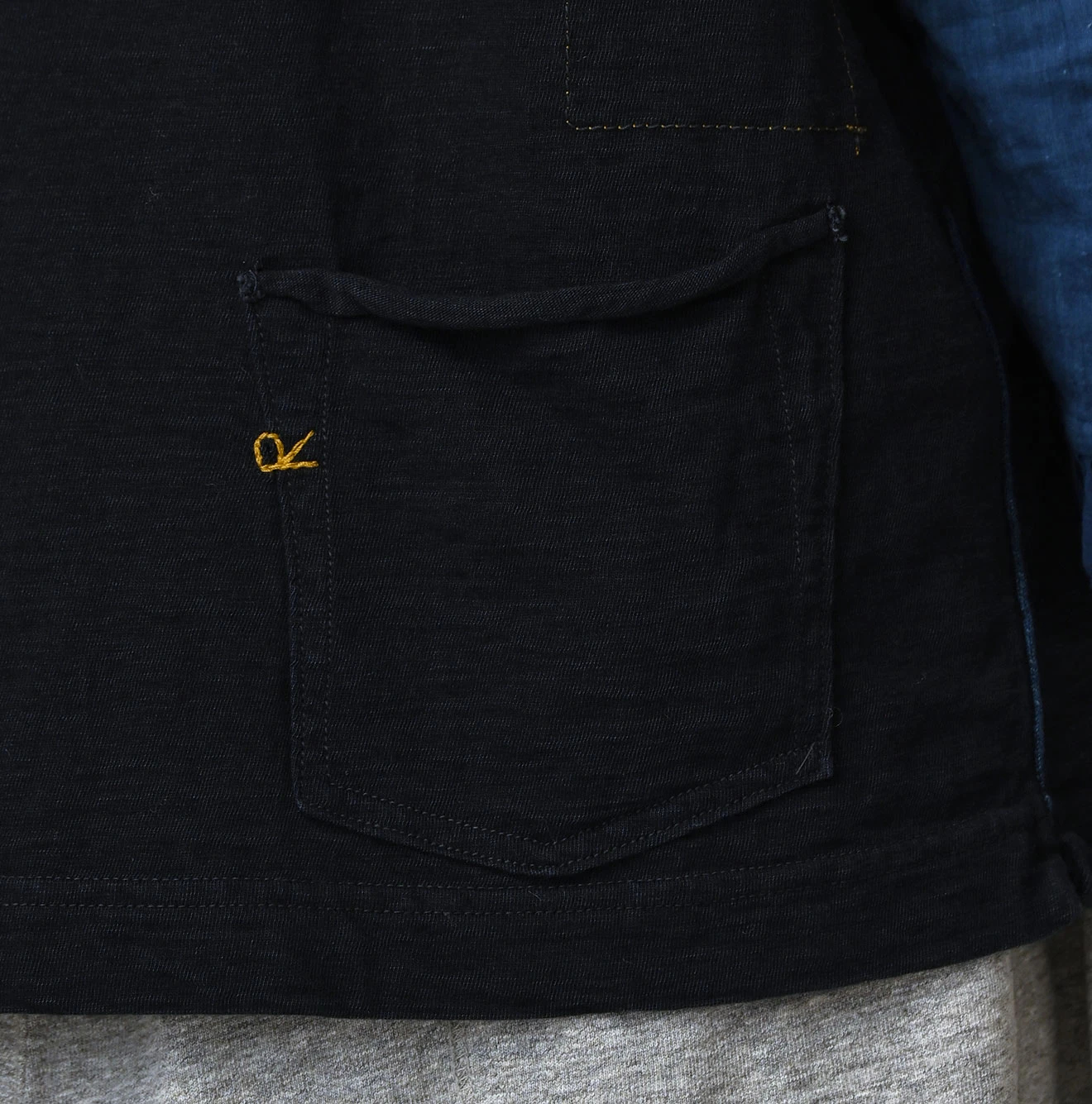 45R(フォーティファイブアール) |天竺の908海比古Tシャツ（インディゴ）
