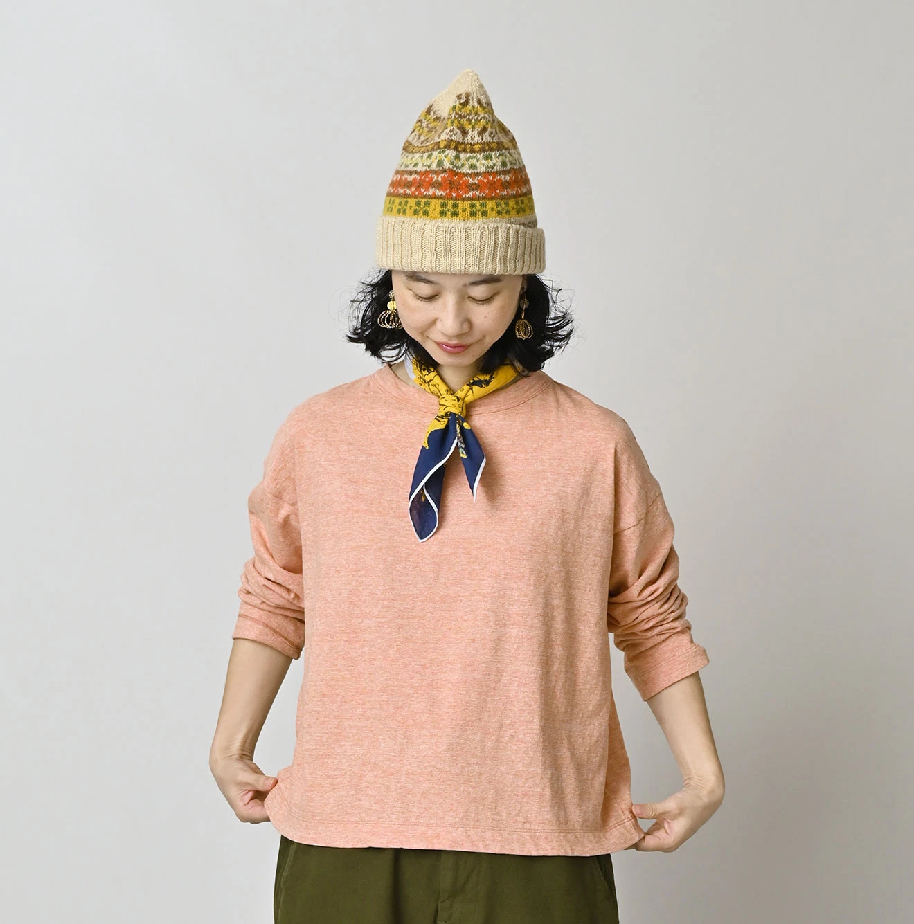 45R(フォーティファイブアール) |天竺のM比女Tシャツ（トップ）