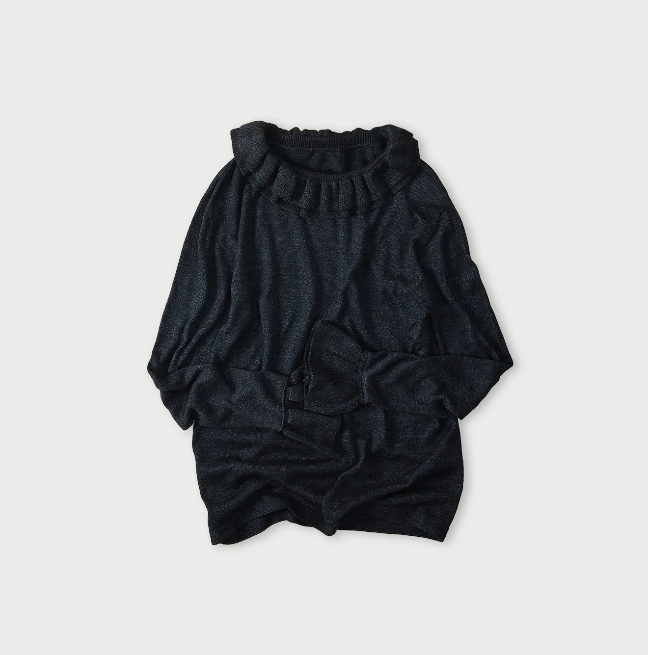 45R（フォーティファイブアール）| 超ガーゼのフリルTシャツ