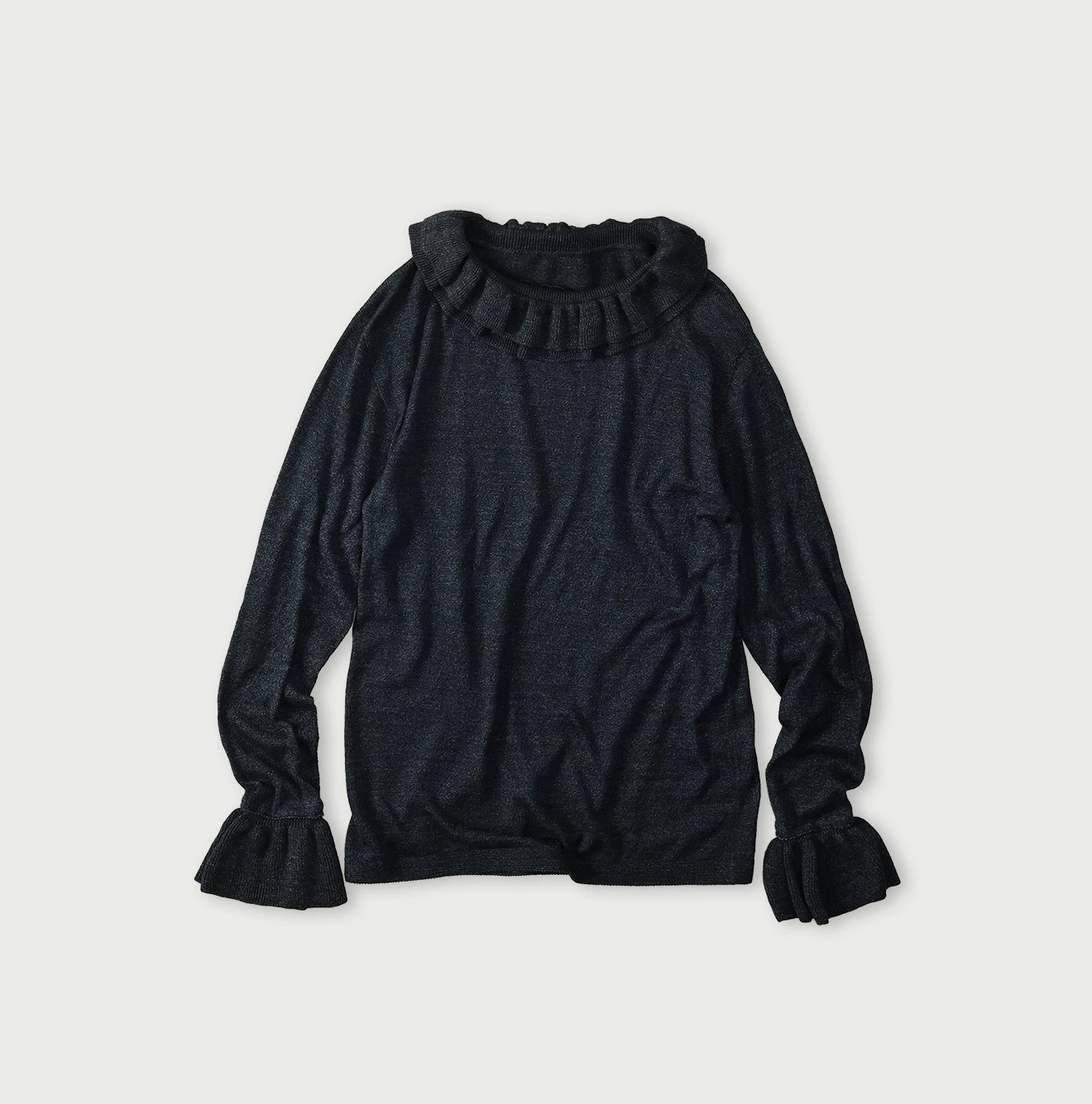 45R（フォーティファイブアール）| 超ガーゼのフリルTシャツ