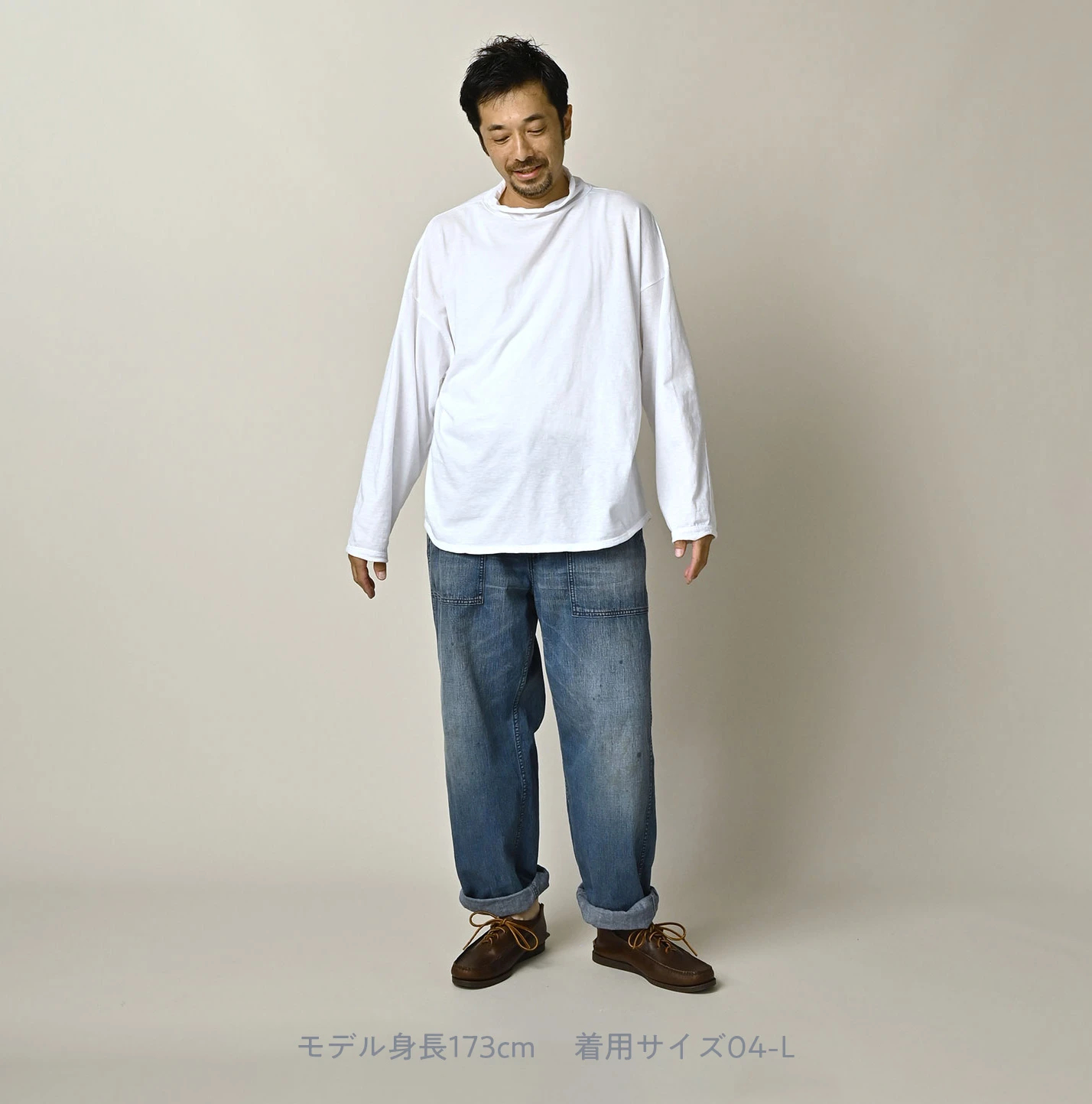 45R(フォーティファイブアール) |天竺の908山比古Tシャツ（インディゴ）