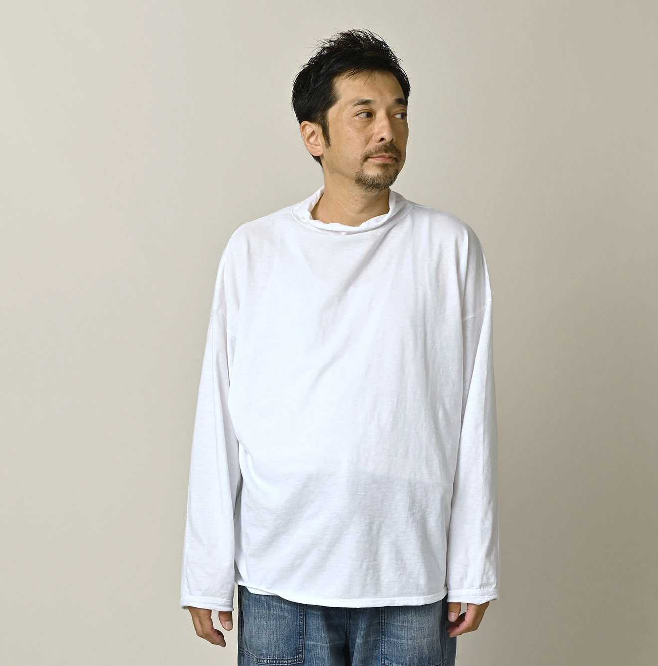 45R(フォーティファイブアール) |天竺の908山比古Tシャツ（インディゴ）