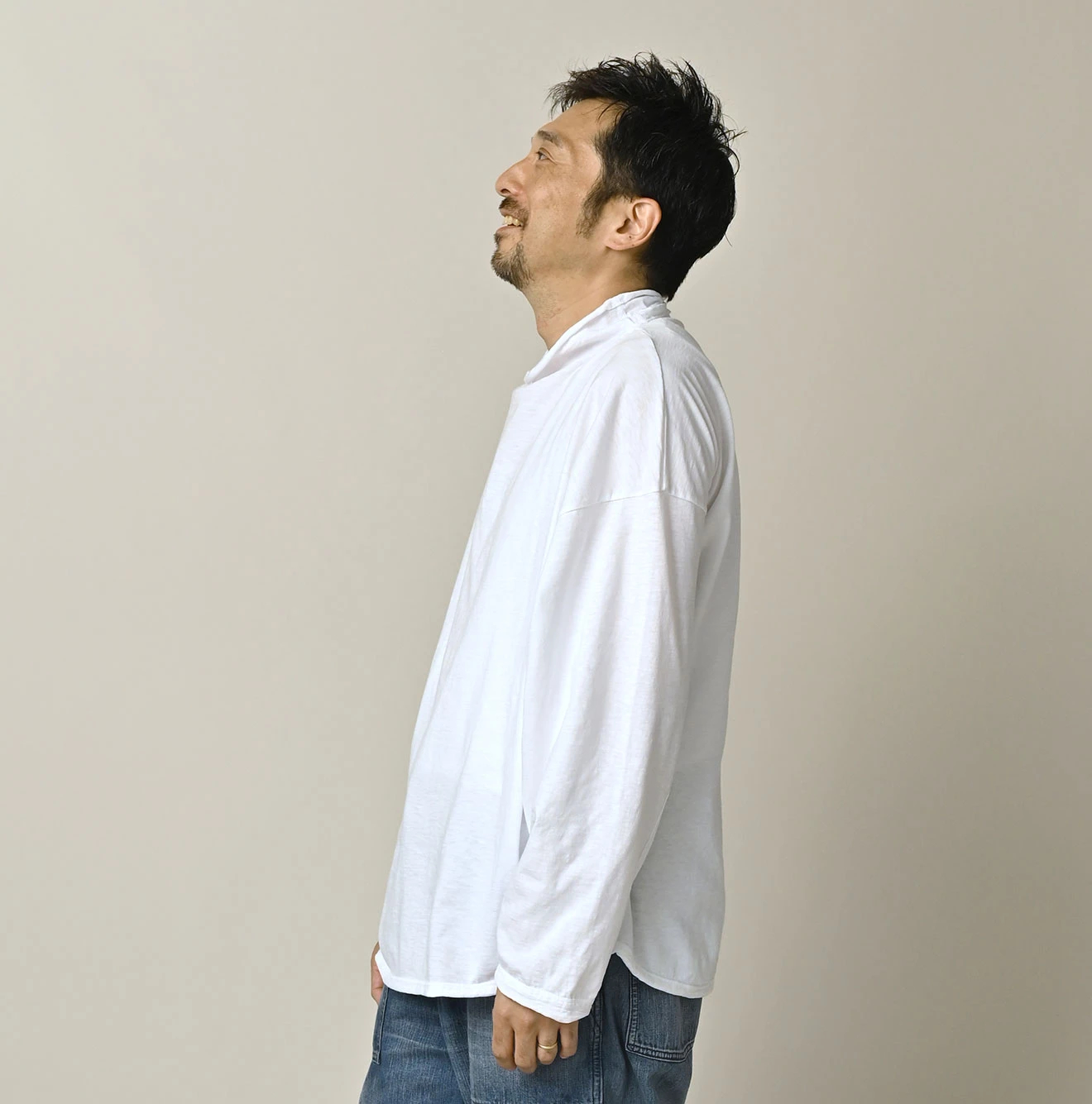 45R(フォーティファイブアール) |天竺の908山比古Tシャツ（インディゴ）