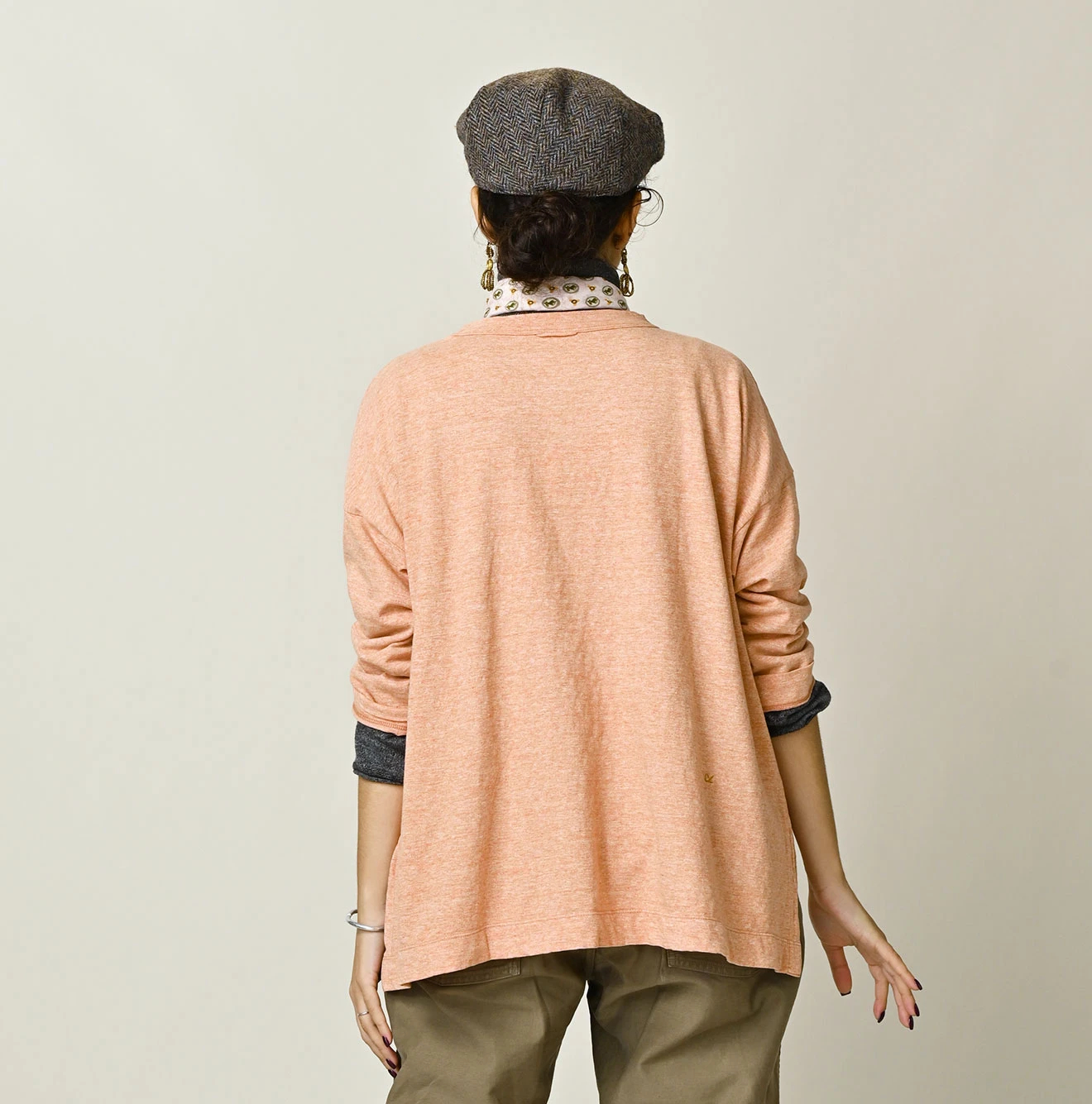 45R(フォーティファイブアール) |天竺の908ビッグスリット比古Tシャツ（トップ）