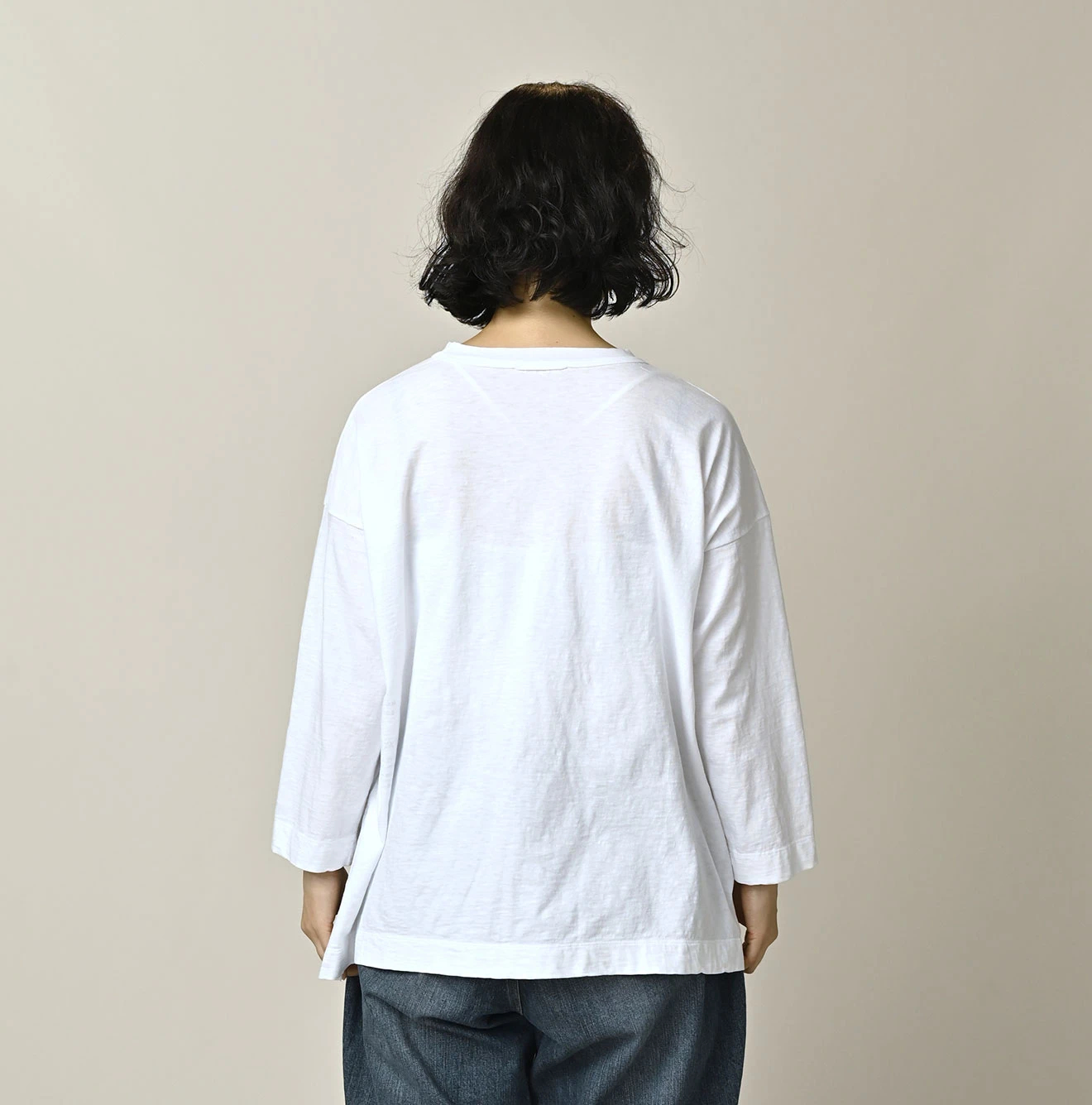 45R(フォーティファイブアール) |天竺の908ビッグスリット比古Tシャツ（トップ）