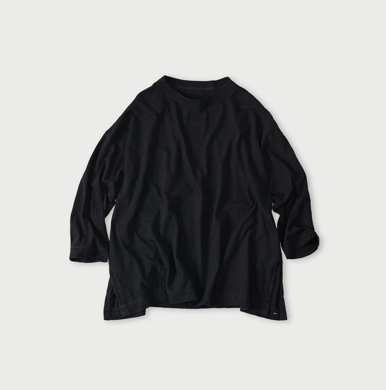 45R(フォーティファイブアール) |天竺の908ビッグスリット比古Tシャツ（インディゴ）