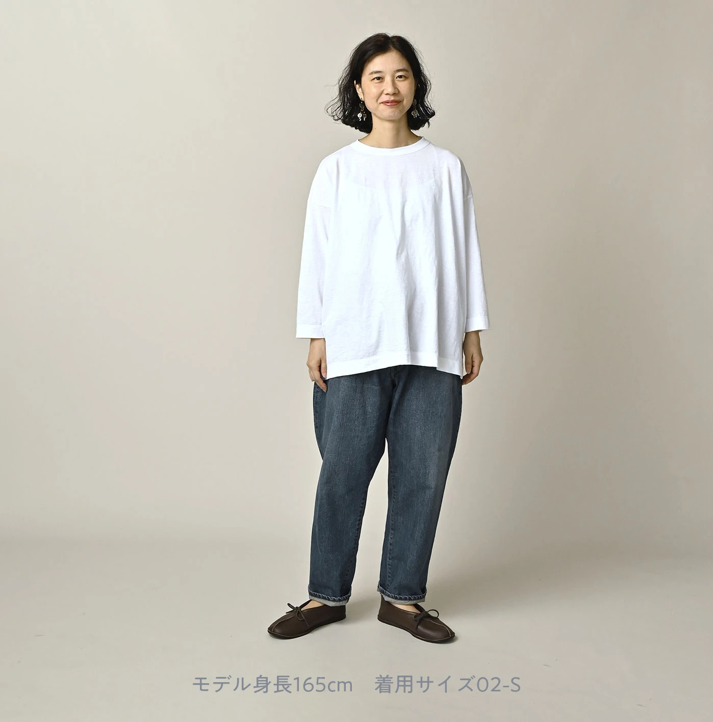 45R(フォーティファイブアール) |天竺の908ビッグスリット比古Tシャツ（インディゴ）