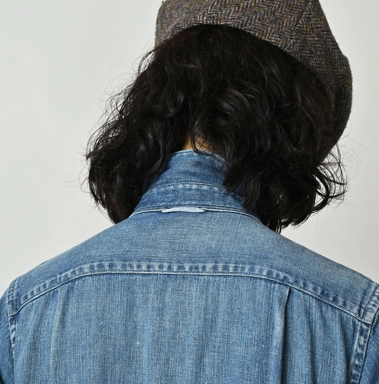 45R（フォーティファイブアール）| 45プチデニムのタックシャツドレス