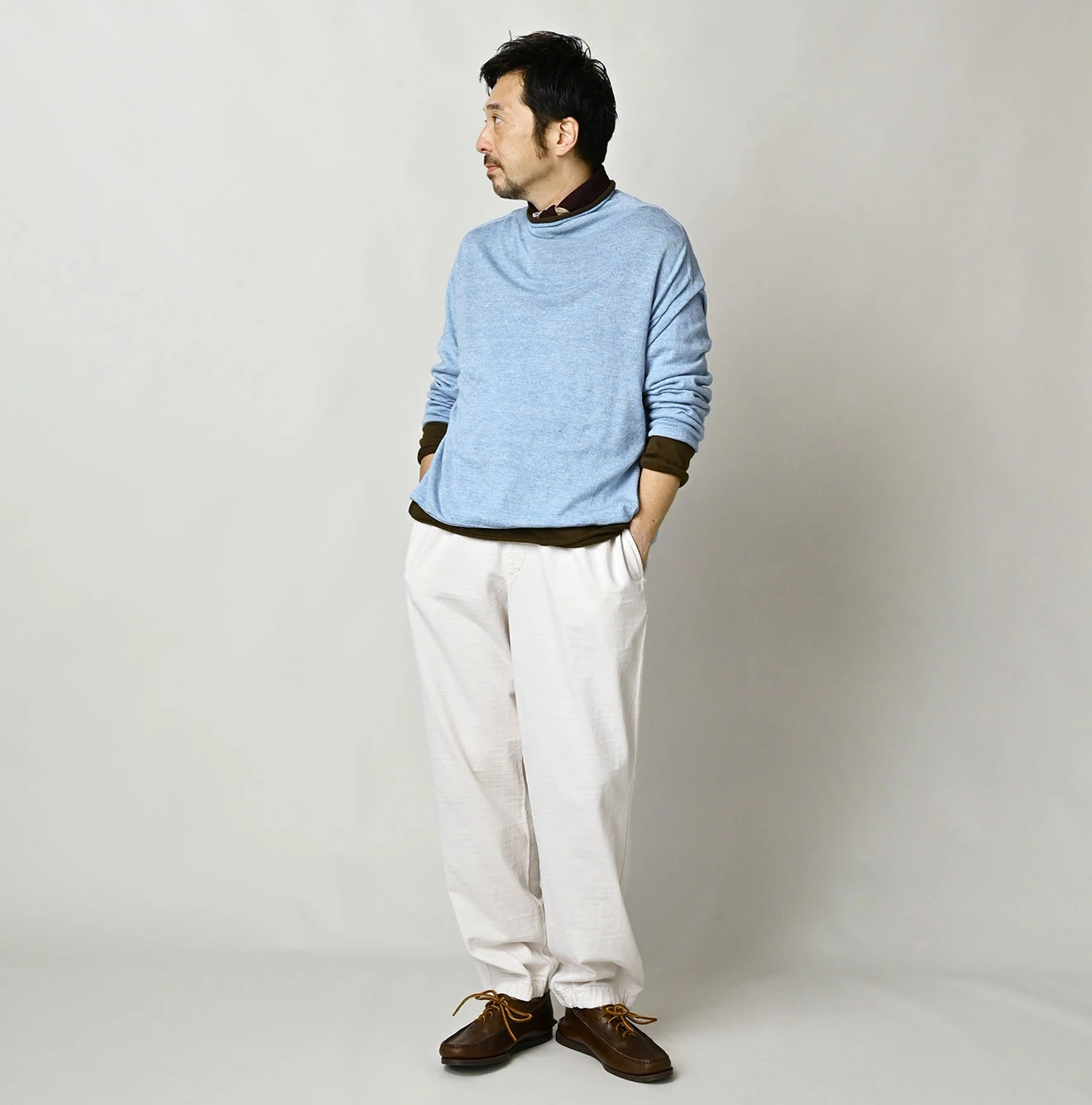 45R（フォーティファイブアール）| 超ガーゼの908山比古セーター