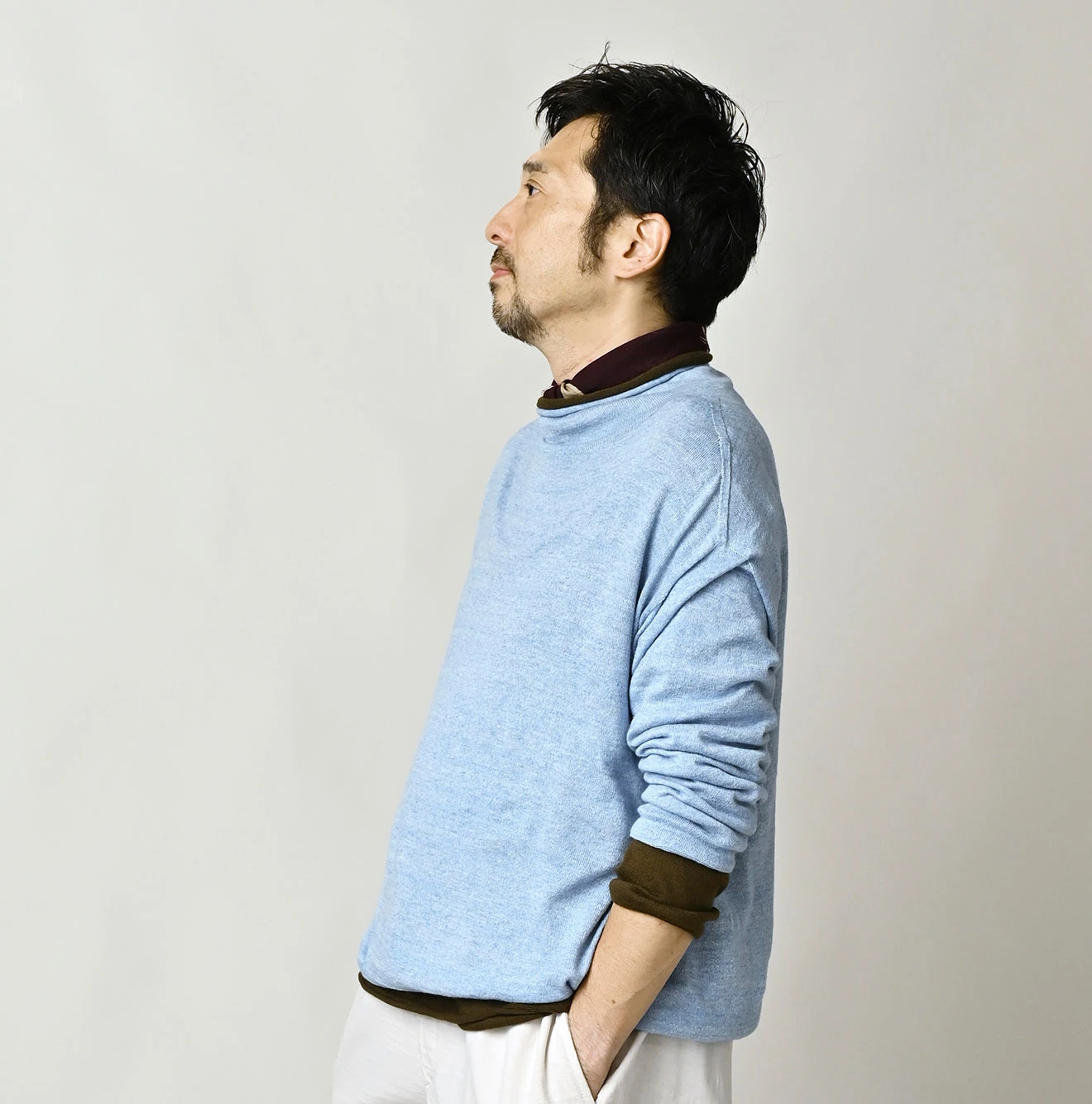 45R（フォーティファイブアール）| 超ガーゼの908山比古セーター