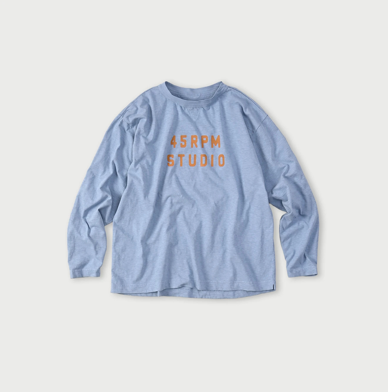 45R(フォーティファイブアール) |ロゴプリントの908長袖海比古Tシャツ