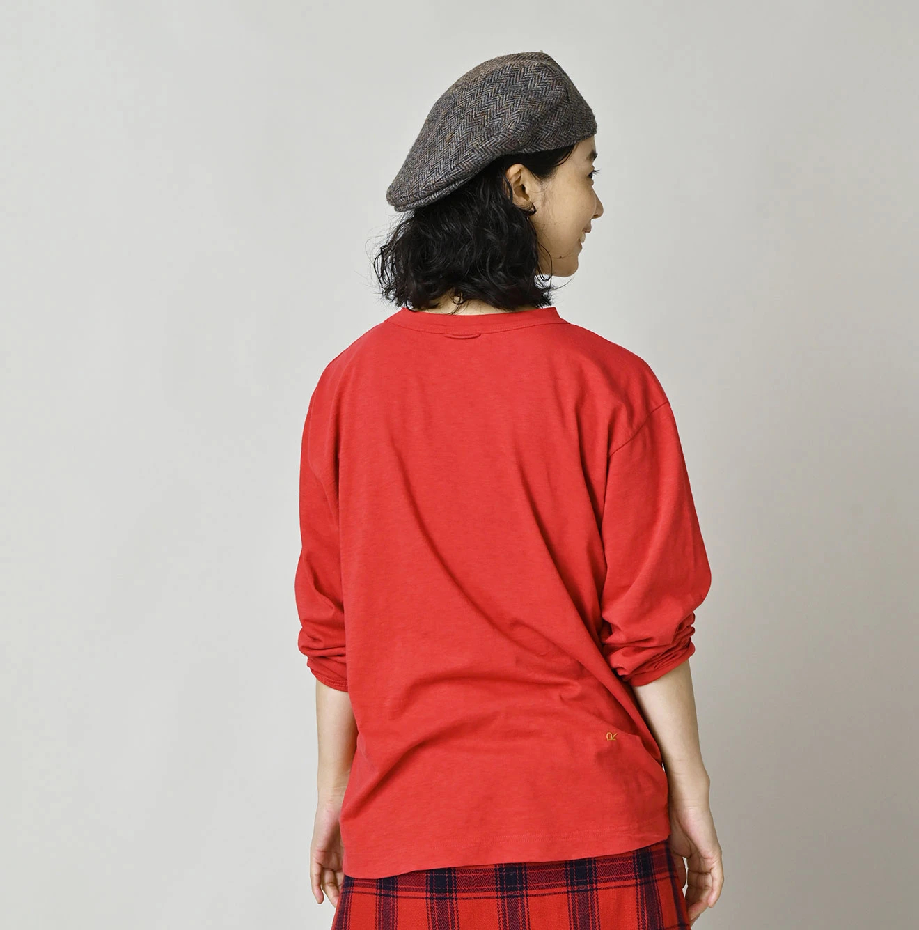 45R(フォーティファイブアール) |ロゴプリントの908長袖海比古Tシャツ